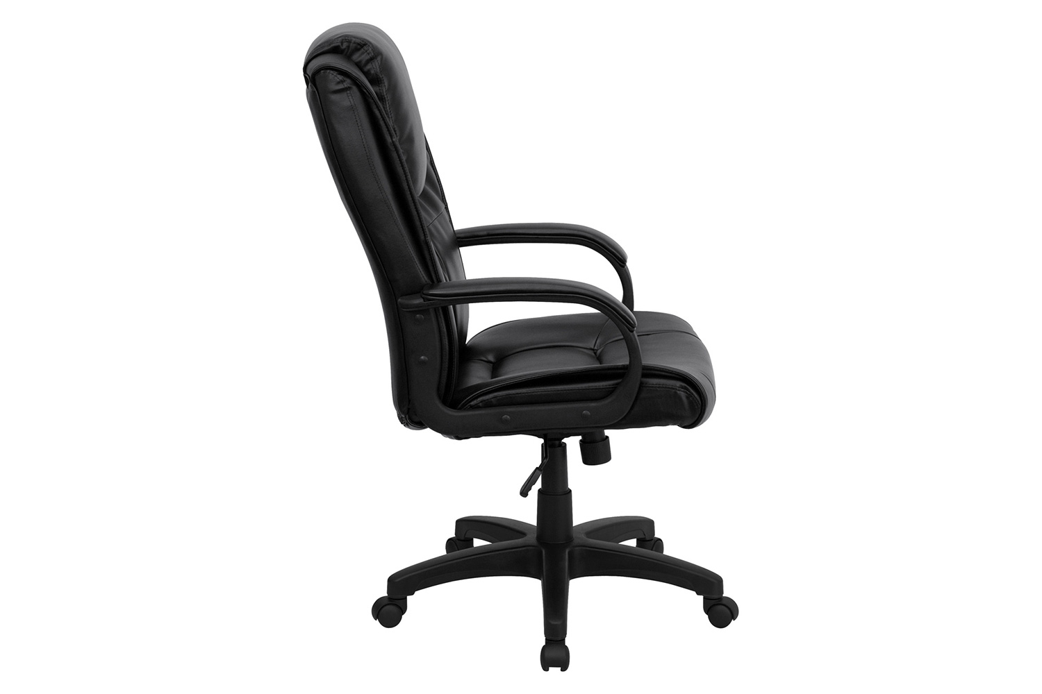 BLNK - Jessica LeatherSoft High-Back Executive Swivel Office Chair with Oversized Headrest and Arms