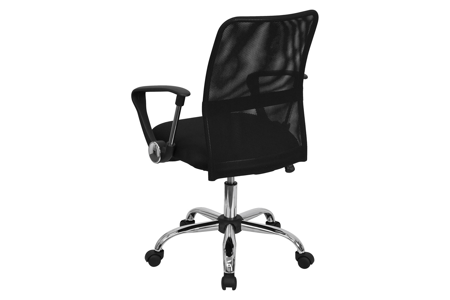 BLNK - Jenkins Mid-Back Mesh Swivel Task Office Chair with Lumbar Support Band and Arms