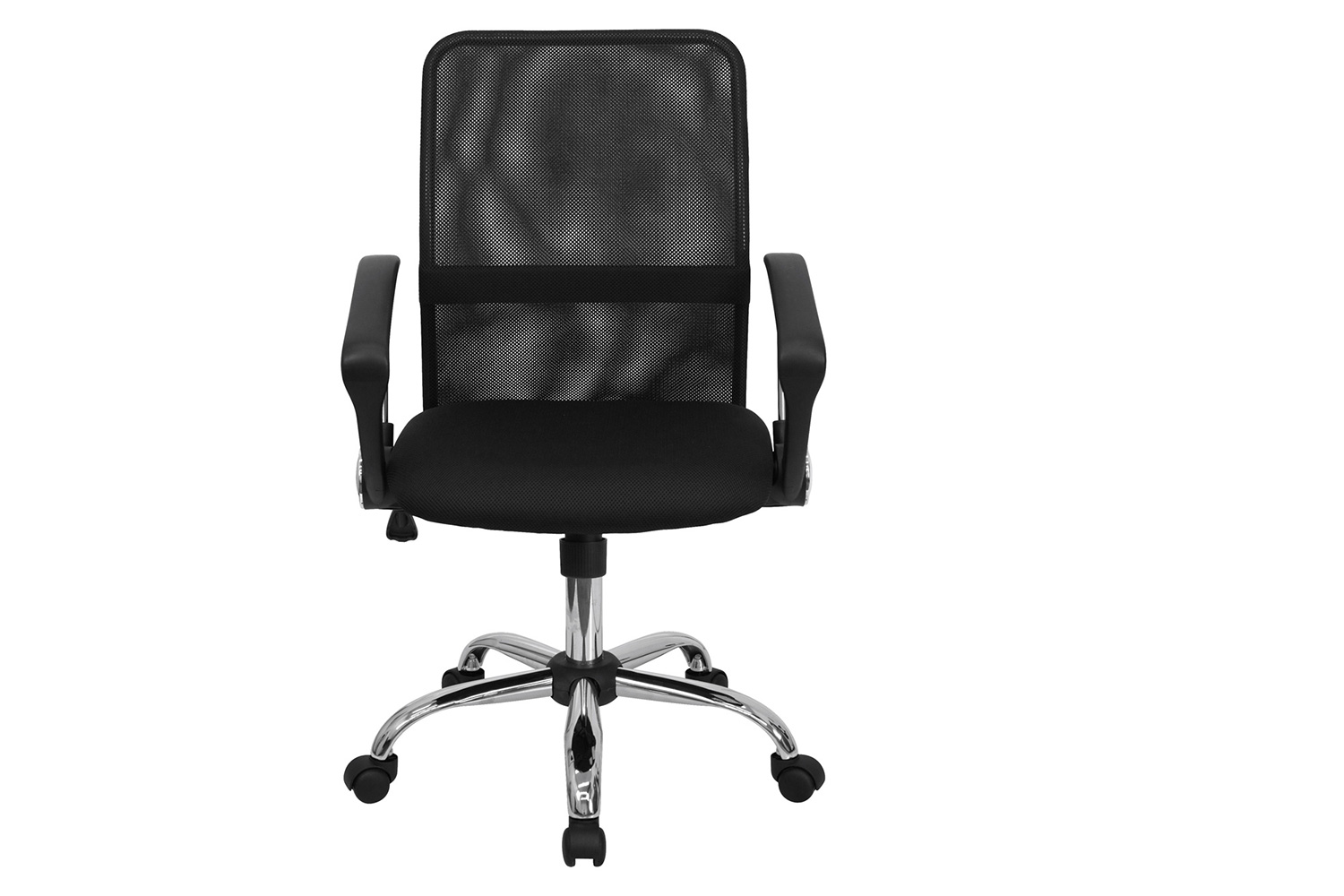 BLNK - Jenkins Mid-Back Mesh Swivel Task Office Chair with Lumbar Support Band and Arms