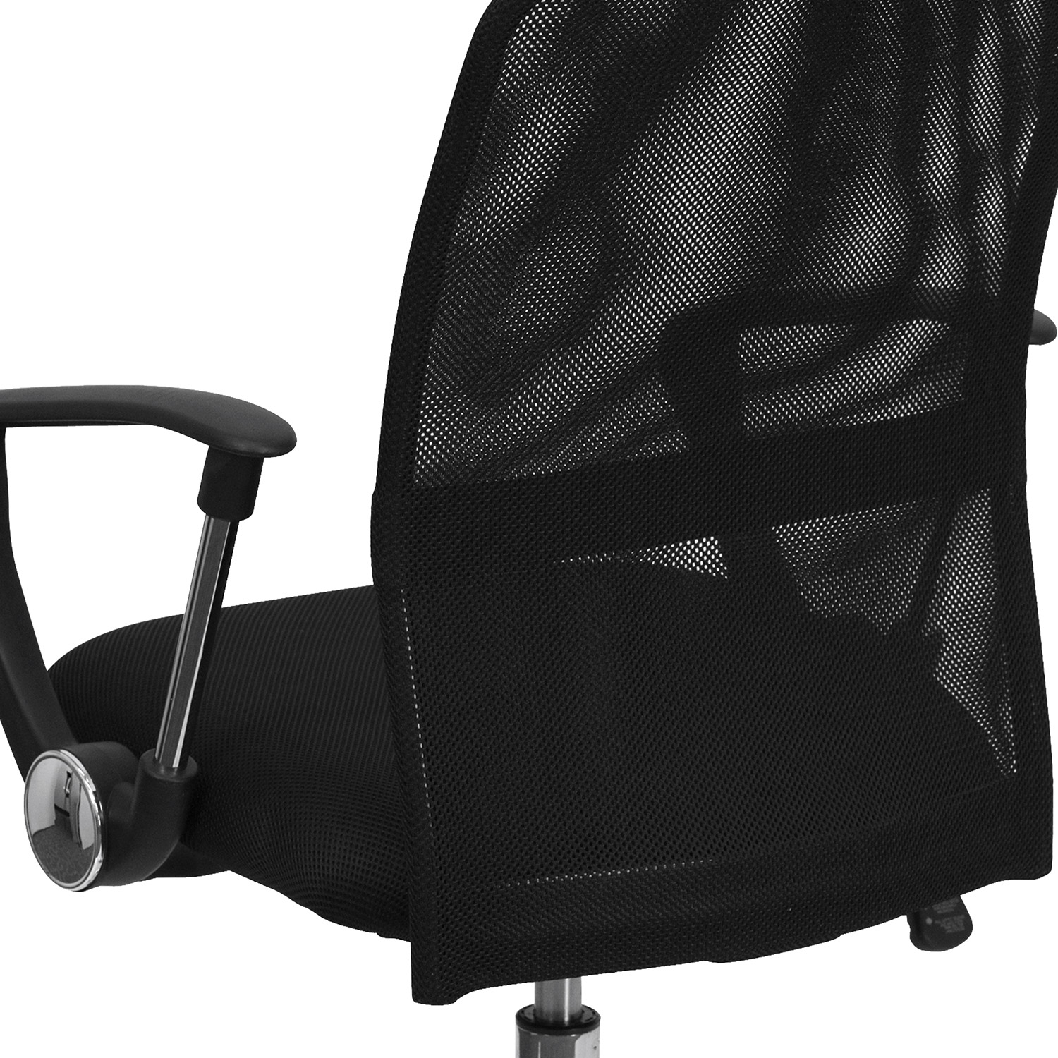 BLNK - Jenkins Mid-Back Mesh Swivel Task Office Chair with Lumbar Support Band and Arms