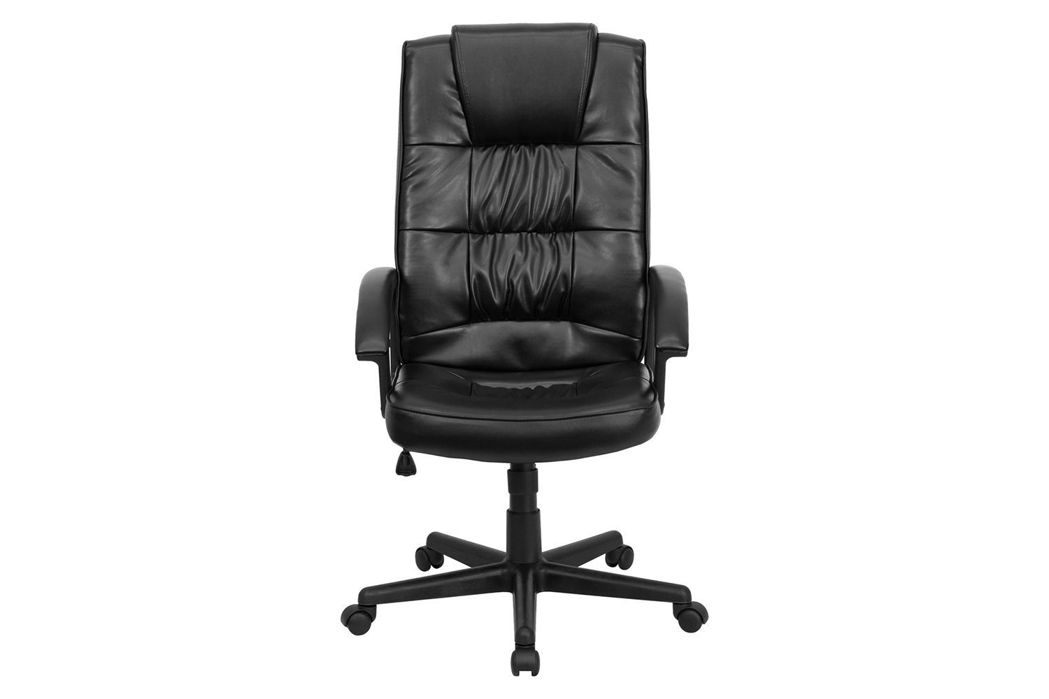 BLNK - Nora LeatherSoft High-Back Executive Swivel Office Chair with Arms