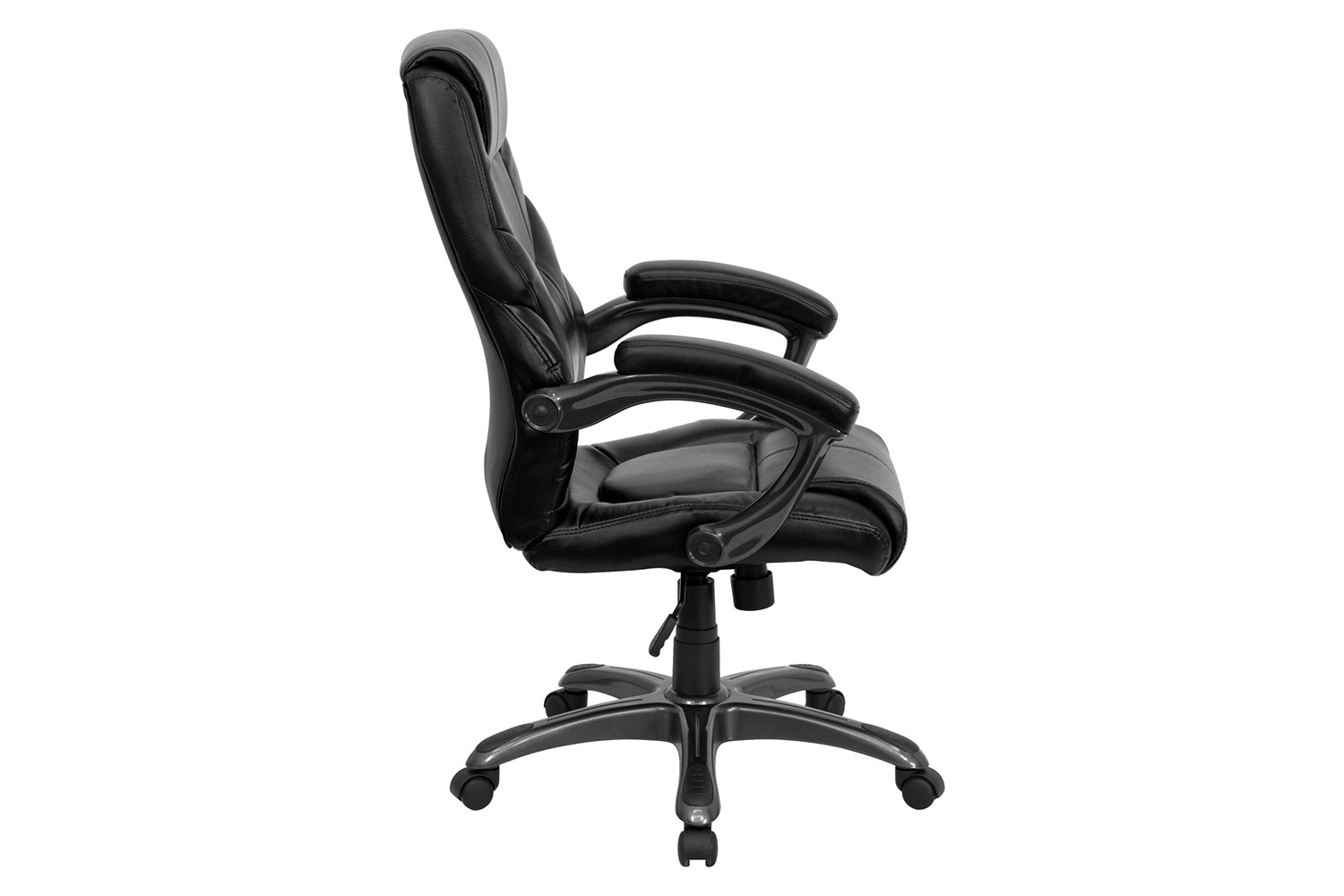 BLNK - Greer LeatherSoft High-Back Executive Swivel Ergonomic Office Chair with Arms