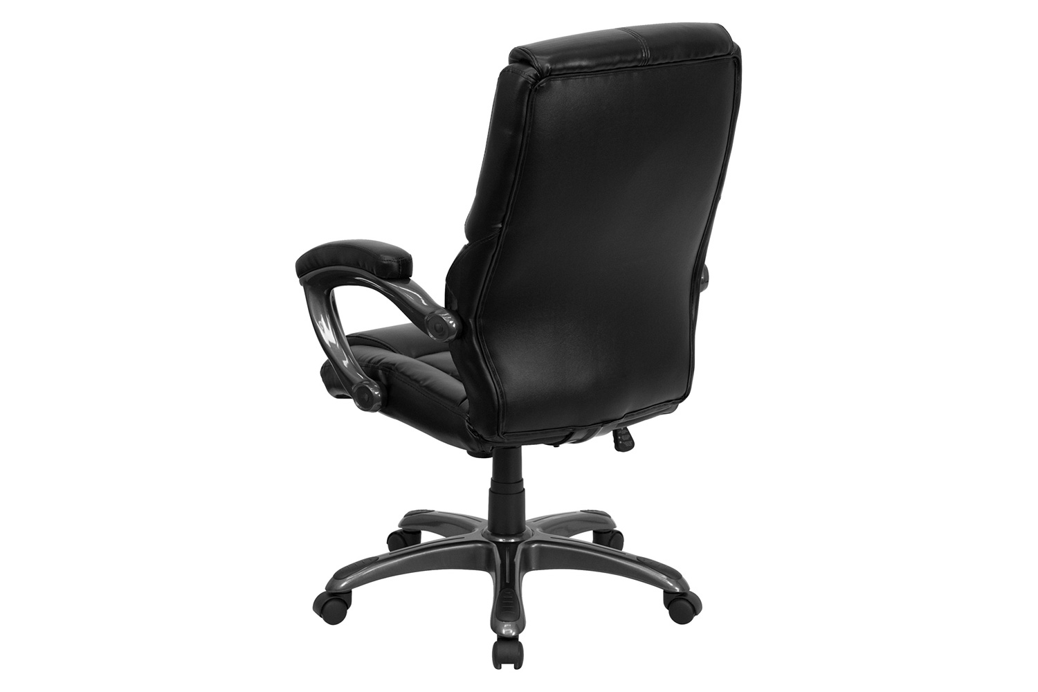 BLNK - Greer LeatherSoft High-Back Executive Swivel Ergonomic Office Chair with Arms