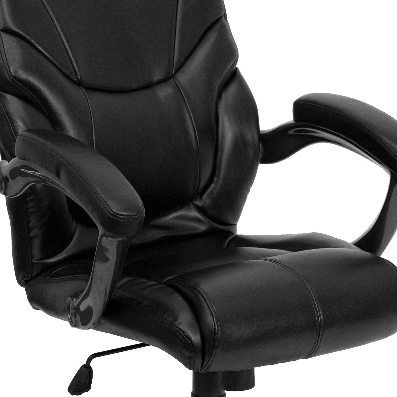 BLNK - Greer LeatherSoft High-Back Executive Swivel Ergonomic Office Chair with Arms