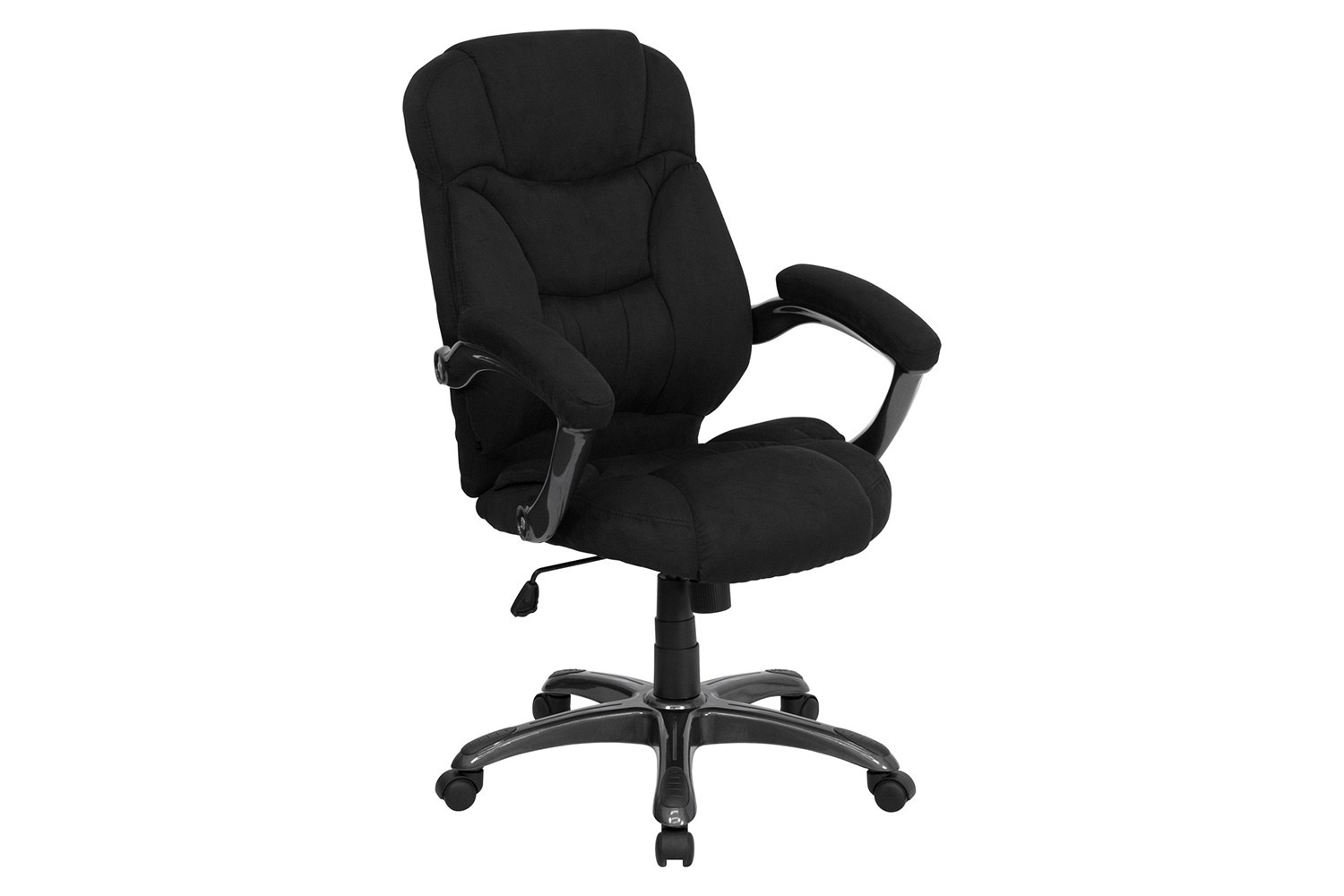 BLNK Jessie Microfiber High-Back Contemporary Executive Swivel Ergonomic Office Chair with Arms