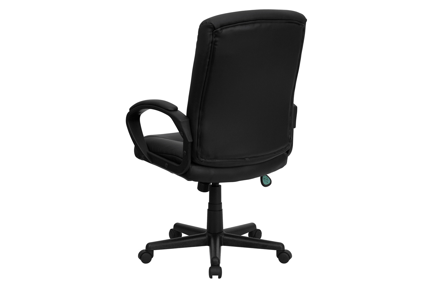 BLNK - Chelsea LeatherSoft Mid-Back Executive Swivel Office Chair with Three Line Horizontal Stitch Back and Arms