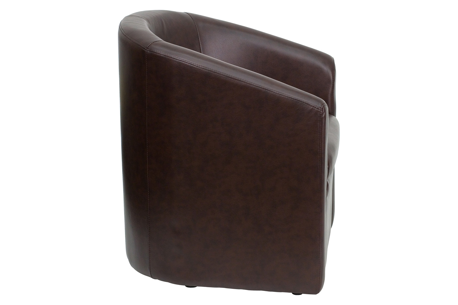 BLNK™ - Lauren LeatherSoft Barrel-Shaped Guest Chair with Front Panel