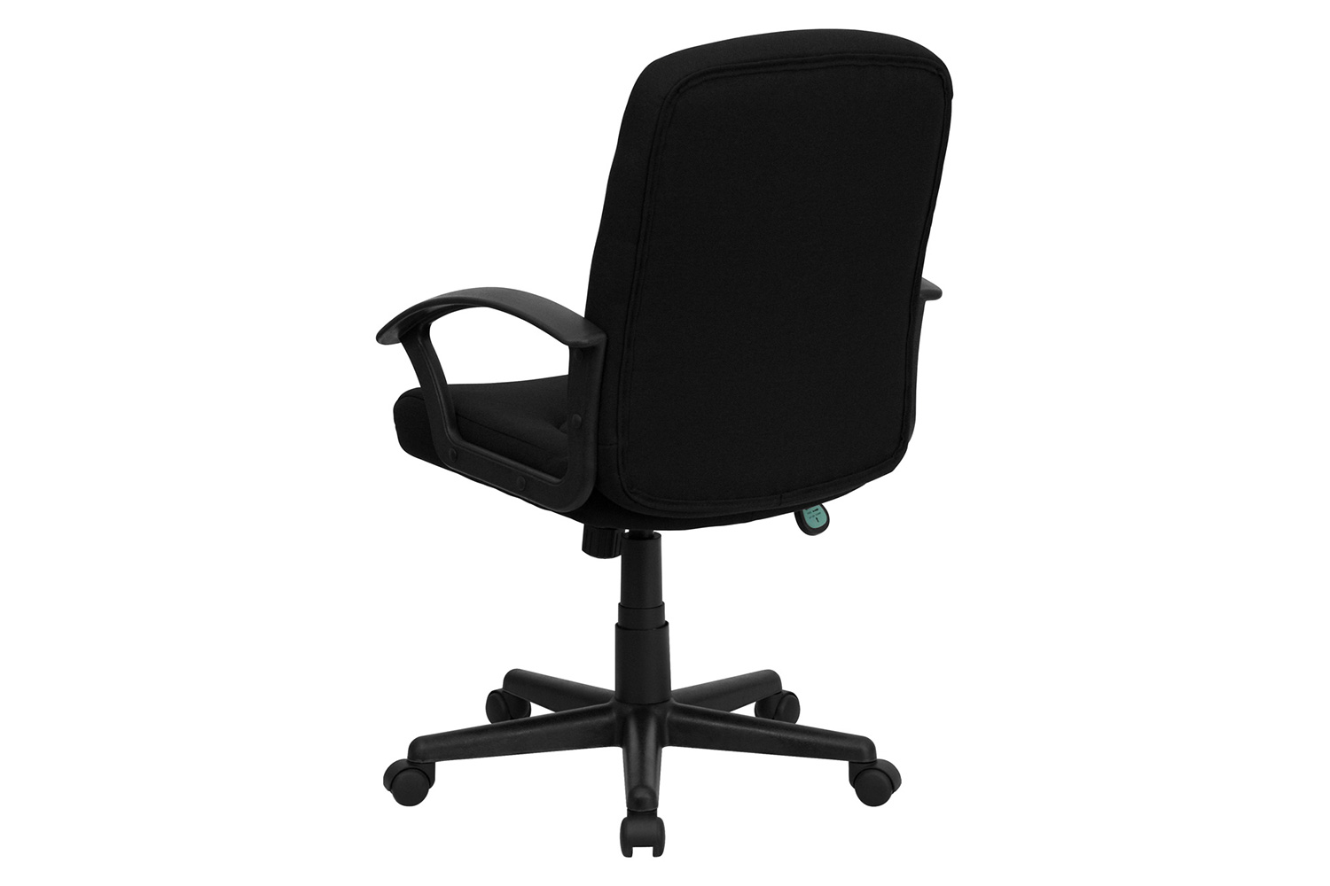 BLNK Garver Fabric Mid-Back Executive Swivel Office Chair with Nylon Arms - Black