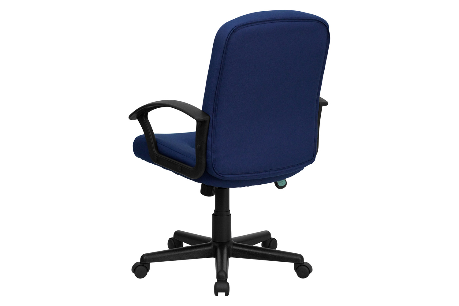 BLNK Garver Fabric Mid-Back Executive Swivel Office Chair with Nylon Arms - Navy