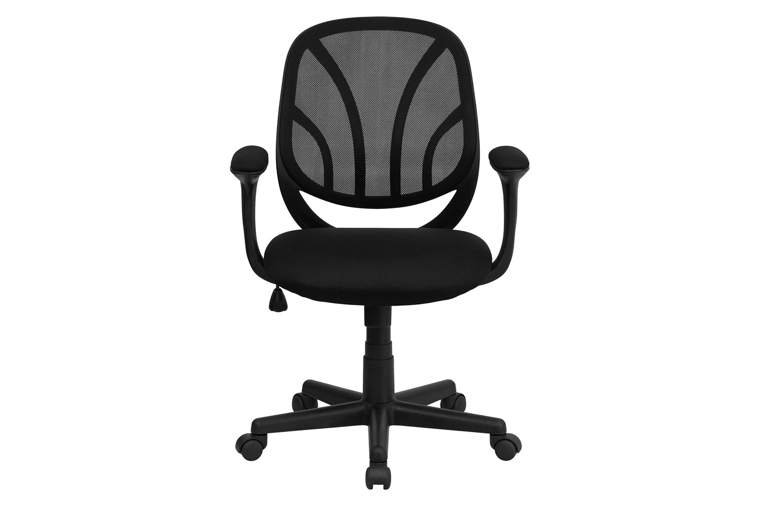 BLNK Y-GO Office Chair Mid-Back Mesh Swivel Task Office Chair - with Arms