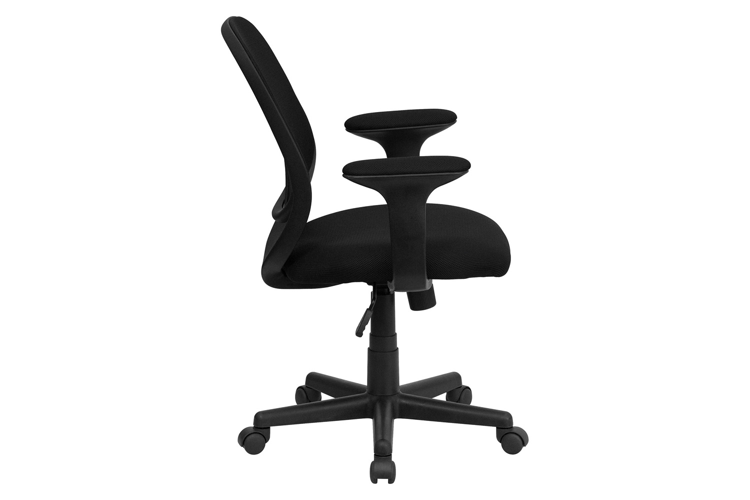 BLNK Y-GO Office Chair Mid-Back Mesh Swivel Task Office Chair - with Arms