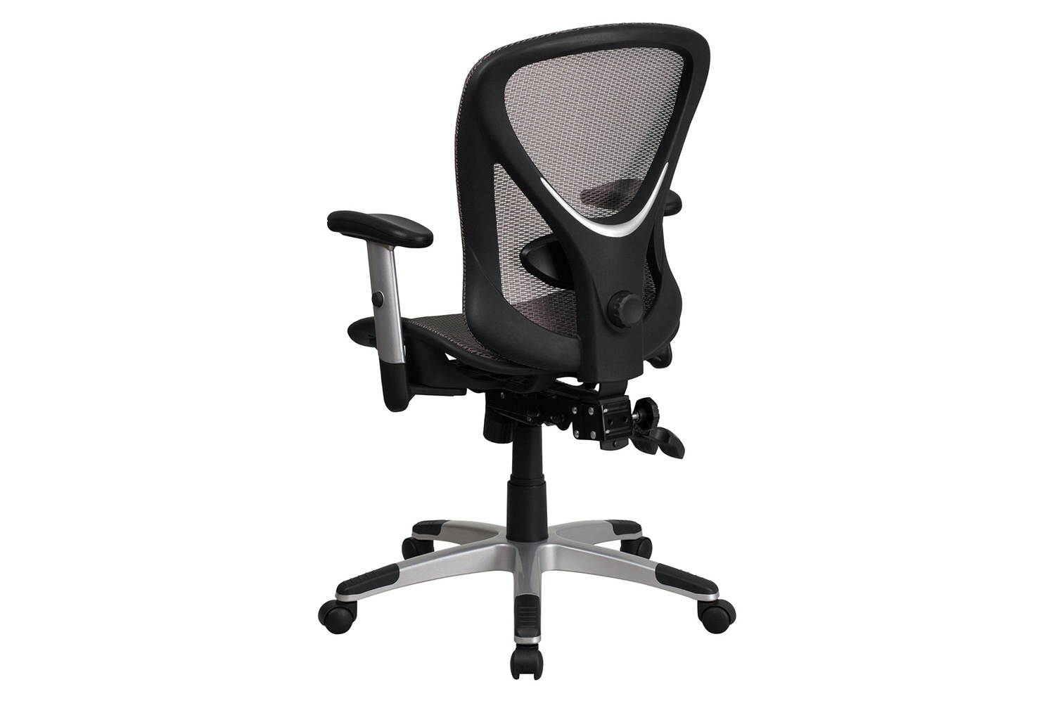 BLNK - Sam Mid-Back Mesh Multifunction Executive Swivel Ergonomic Office Chair with Adjustable Arms