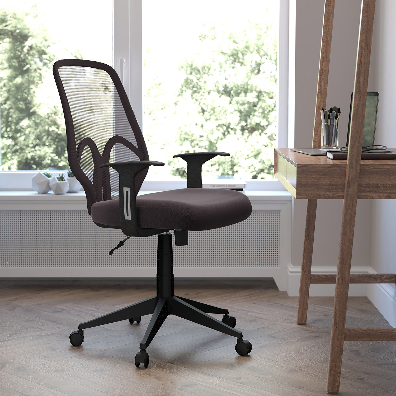 BLNK Salerno Series High-Back Black Mesh Office Chair