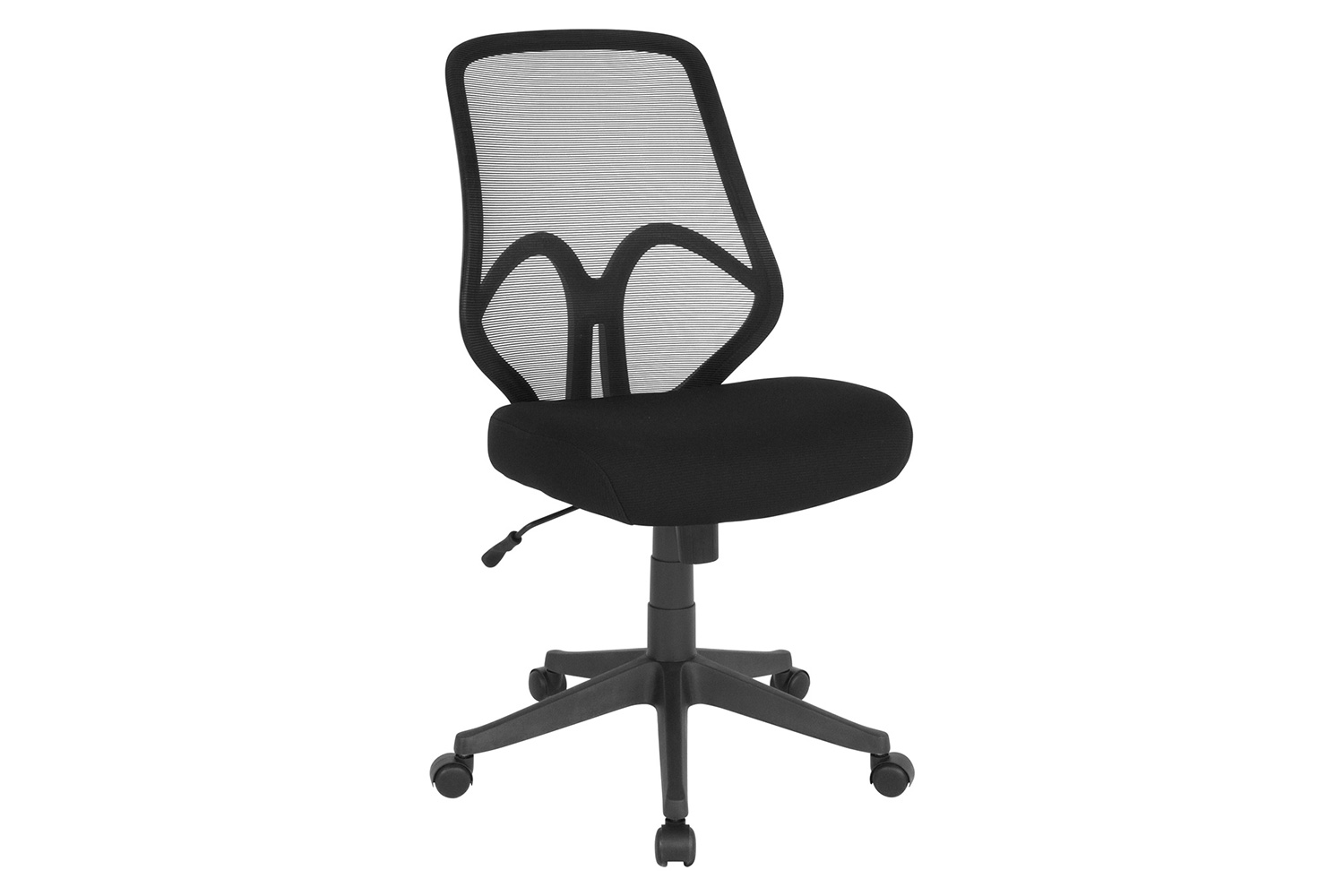 BLNK Salerno Series High-Back Black Mesh Office Chair - Black