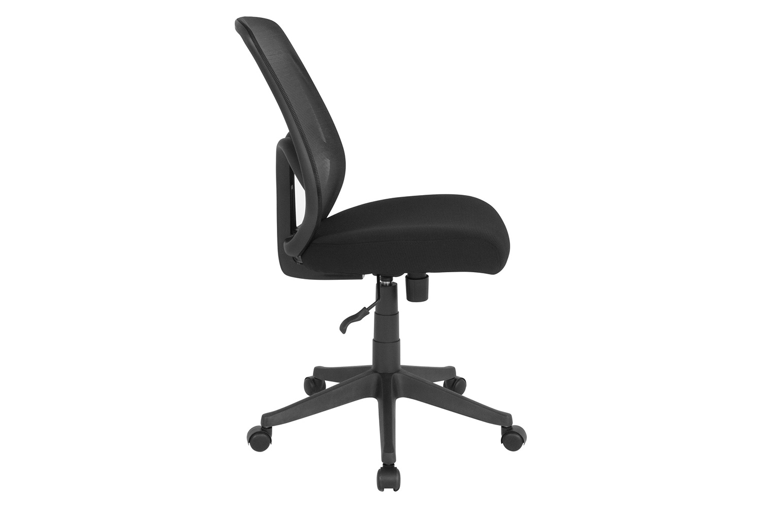 BLNK Salerno Series High-Back Black Mesh Office Chair - Black