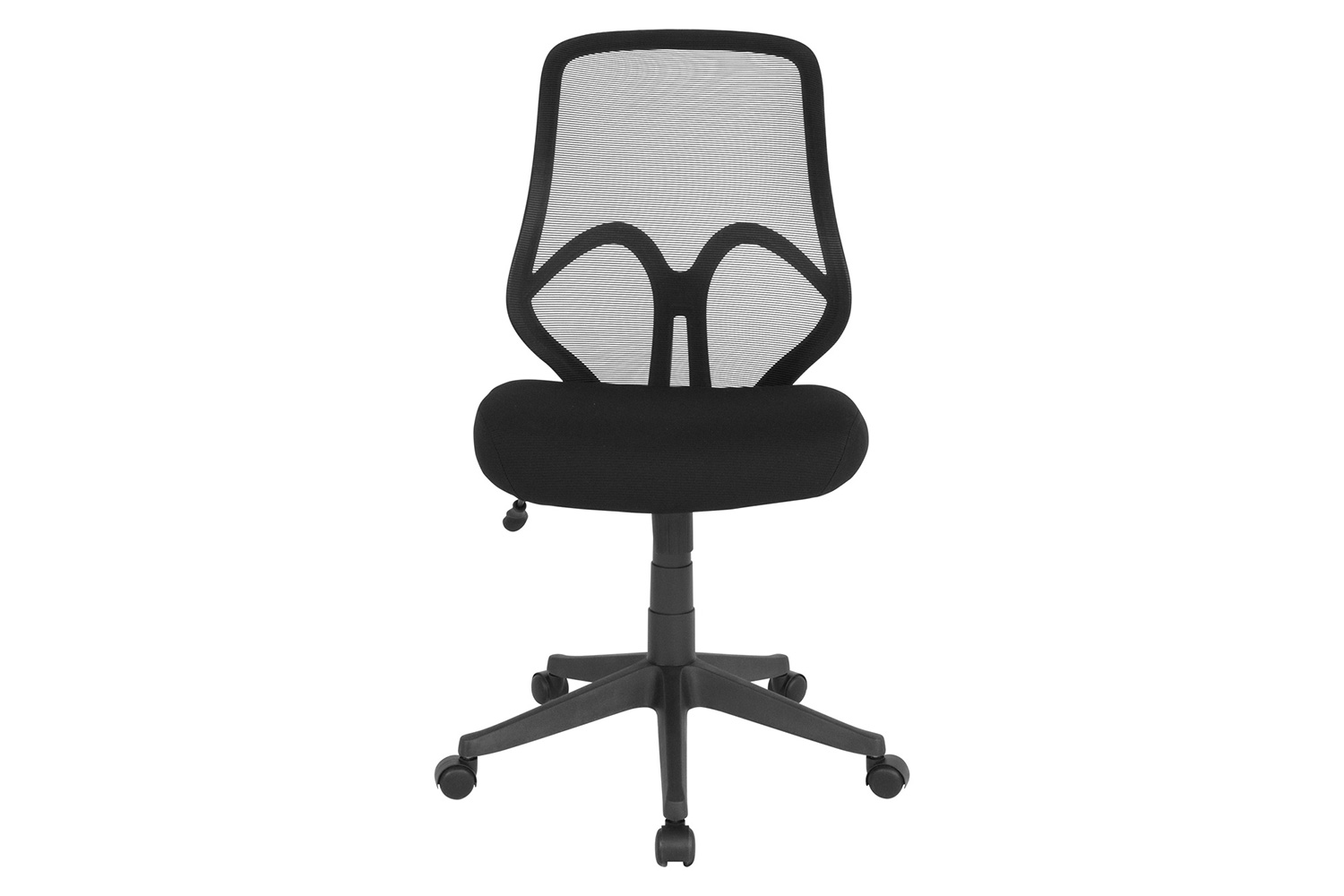 BLNK Salerno Series High-Back Black Mesh Office Chair - Black