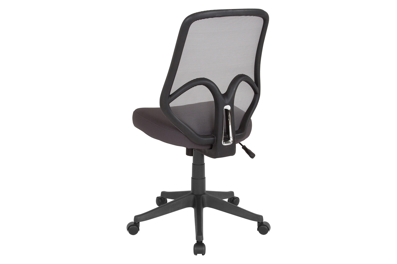 BLNK Salerno Series High-Back Black Mesh Office Chair - Dark Gray