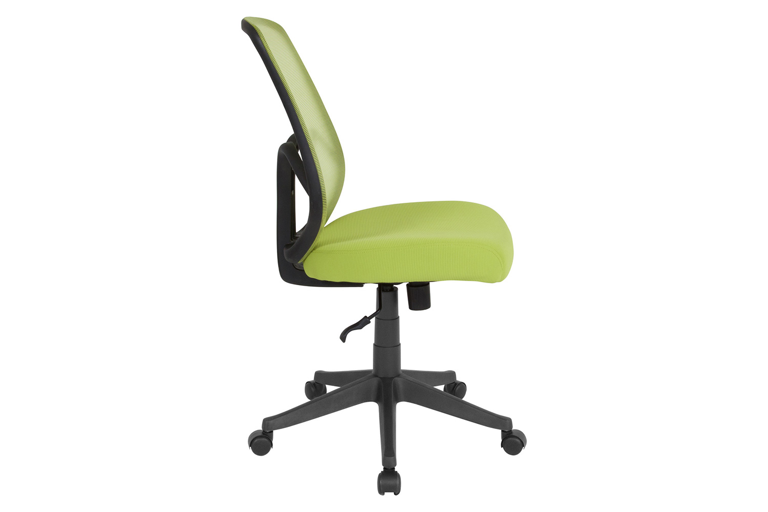 BLNK Salerno Series High-Back Black Mesh Office Chair - Green