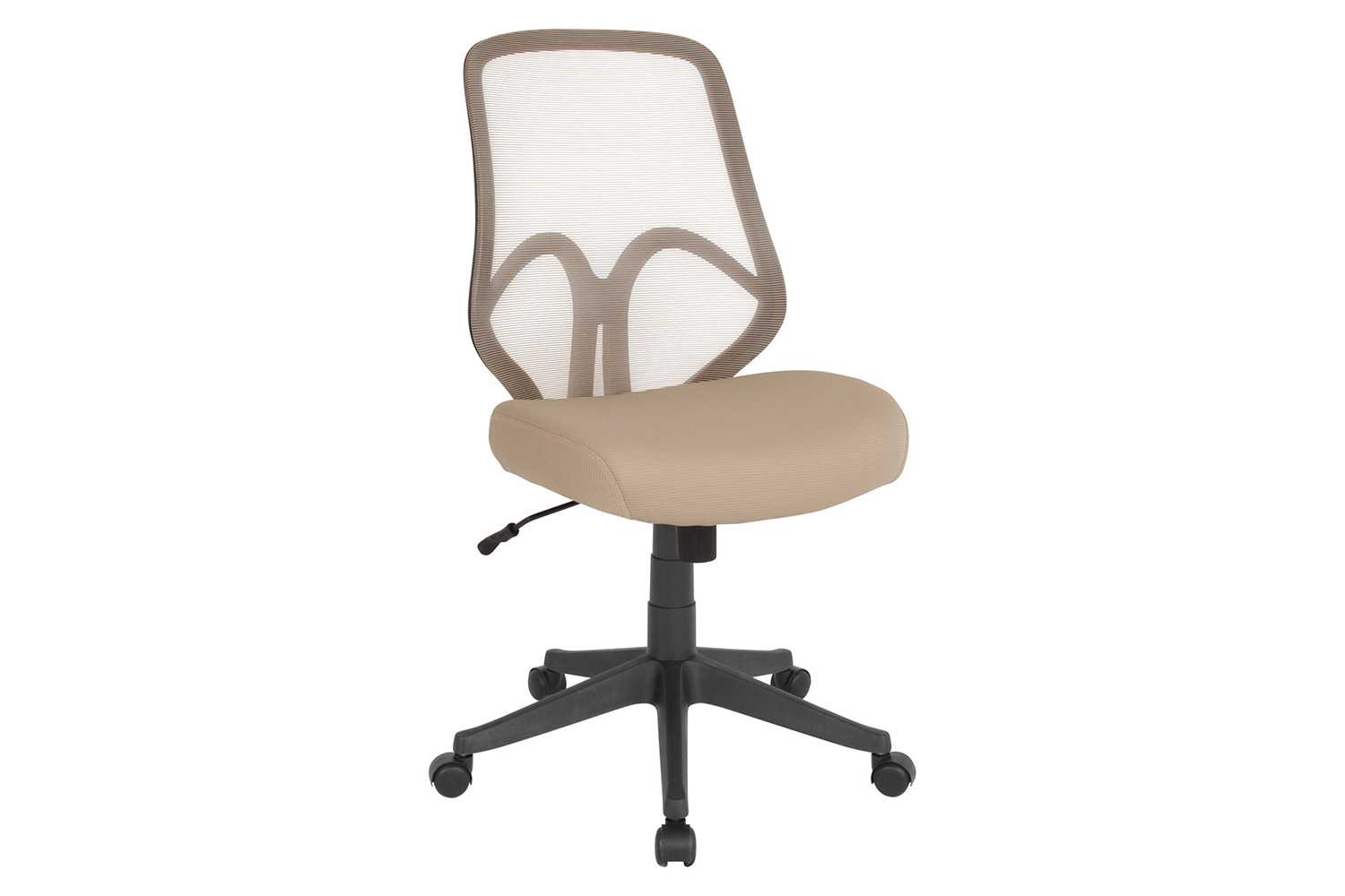 BLNK Salerno Series High-Back Black Mesh Office Chair - Light Brown