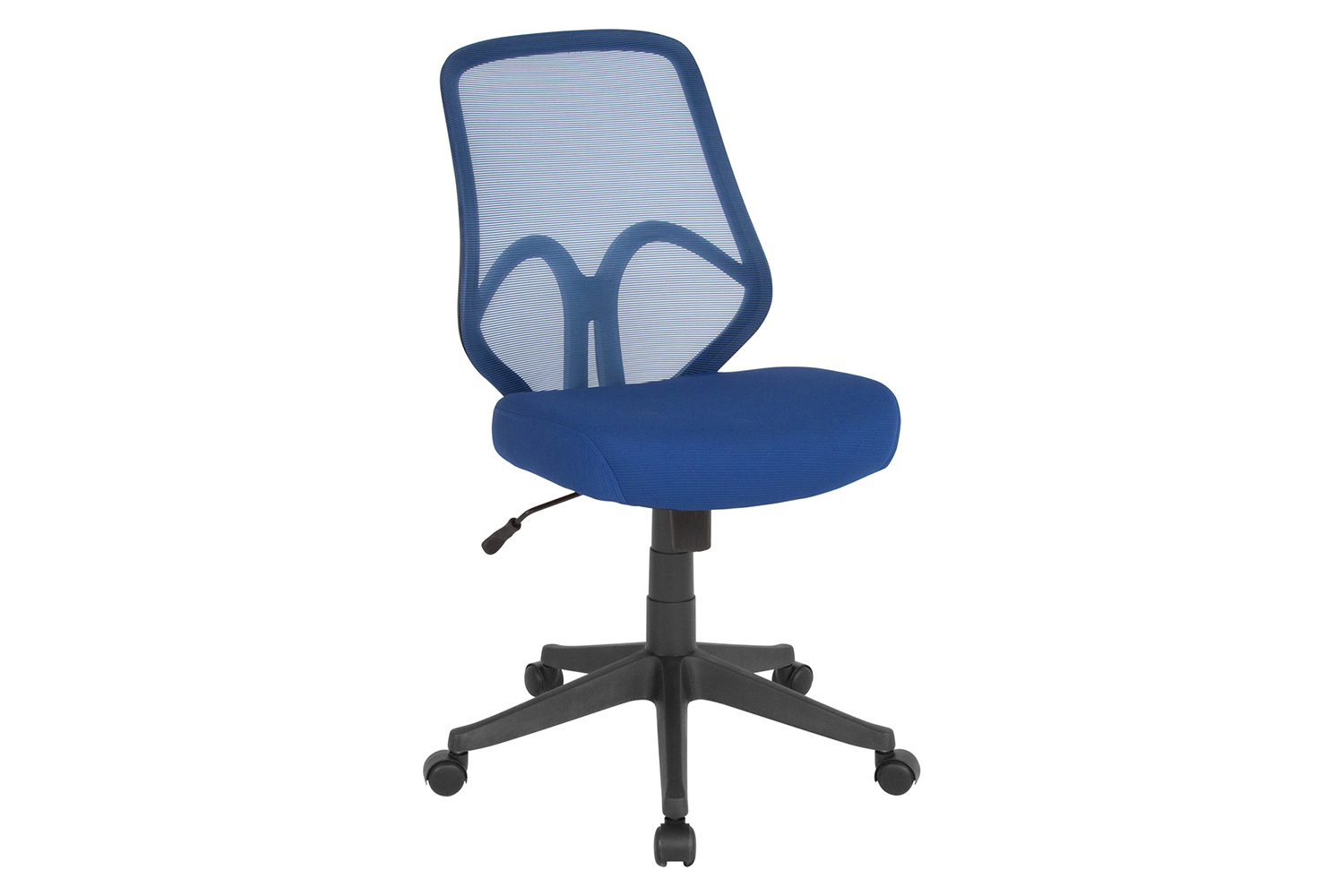 BLNK Salerno Series High-Back Black Mesh Office Chair - Navy