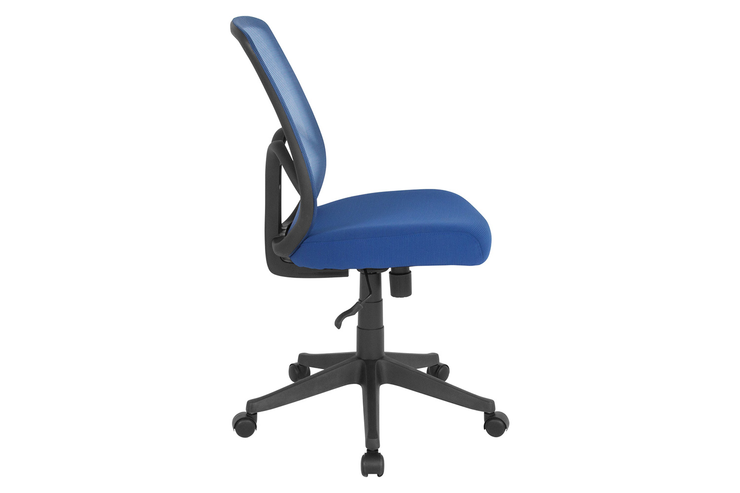 BLNK Salerno Series High-Back Black Mesh Office Chair - Navy