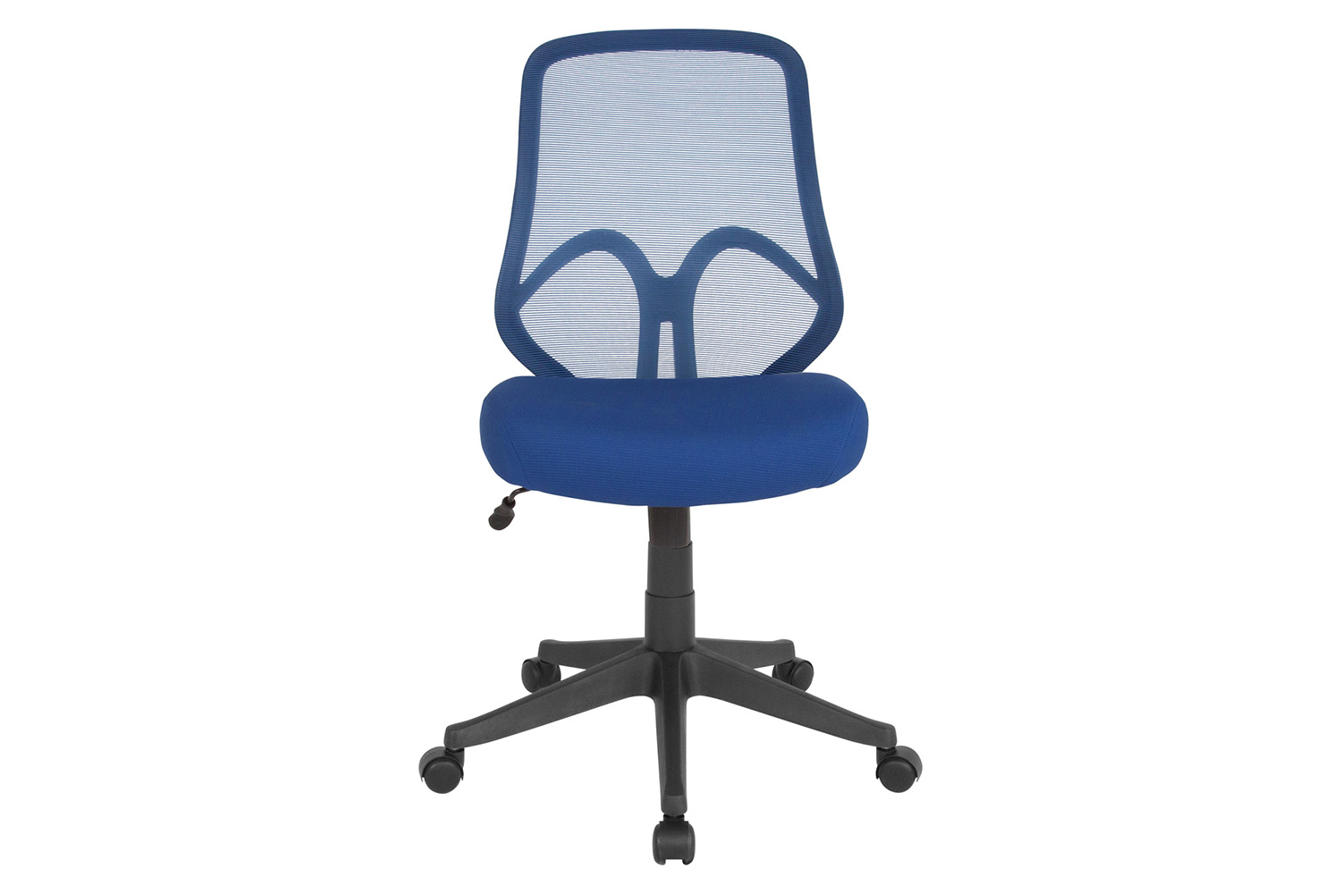 BLNK Salerno Series High-Back Black Mesh Office Chair - Navy