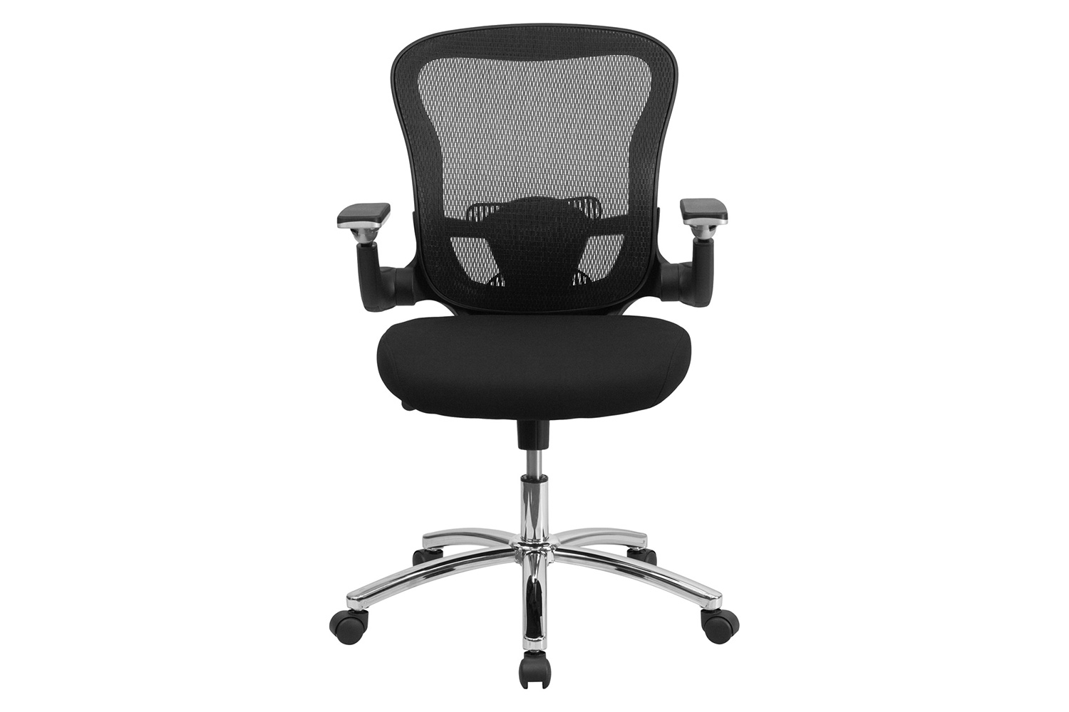 BLNK - Sam Mid-Back Mesh Executive Swivel Ergonomic Office Chair with Height Adjustable Flip-Up Arms