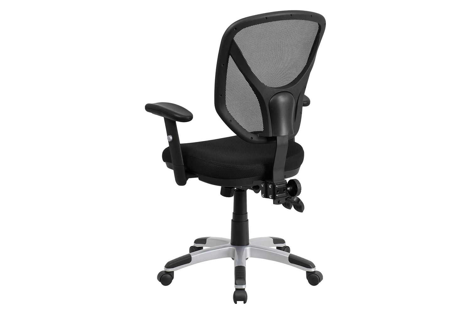 BLNK - Sam Mid-Back Mesh Multifunction Swivel Ergonomic Task Office Chair with Adjustable Arms