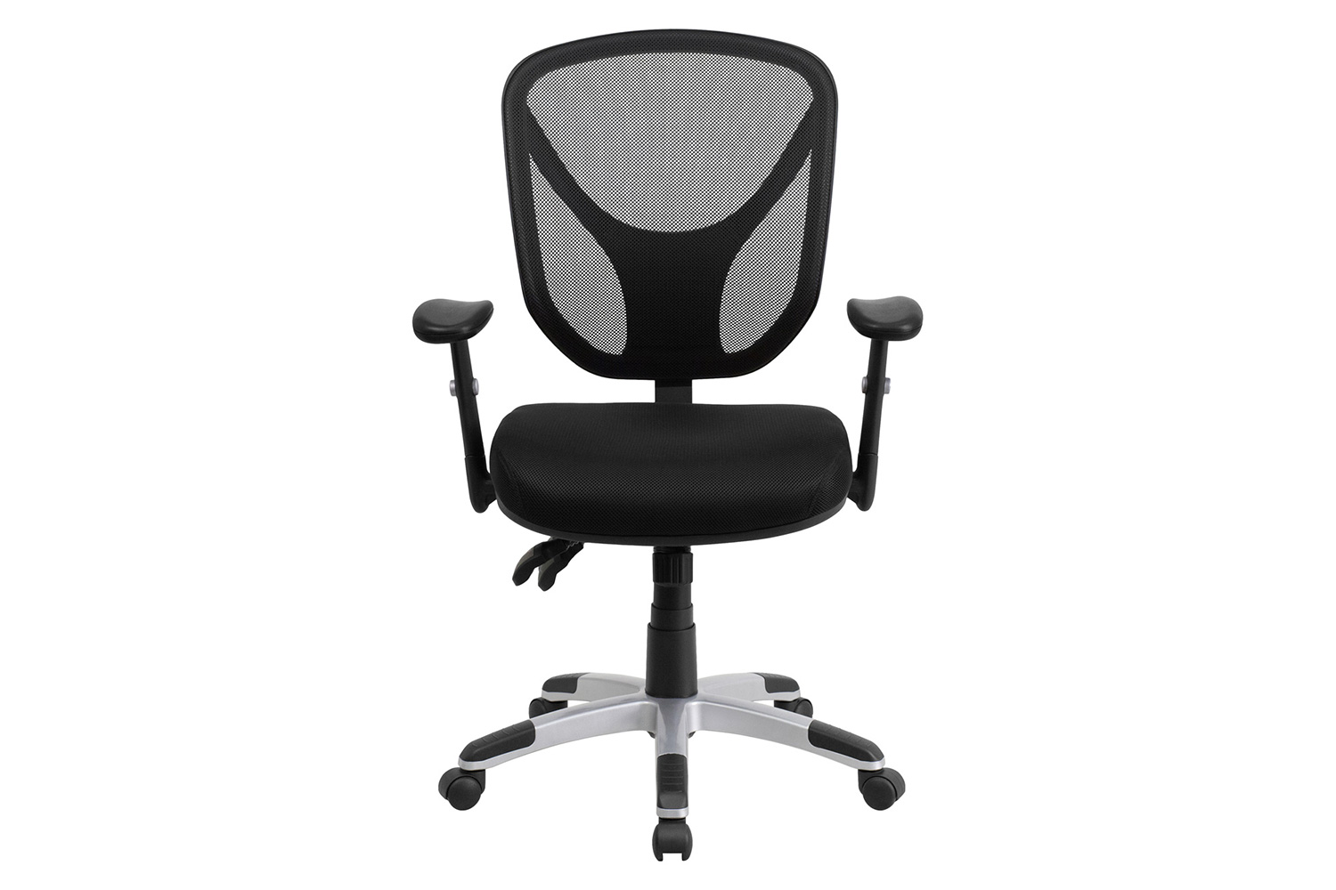 BLNK - Sam Mid-Back Mesh Multifunction Swivel Ergonomic Task Office Chair with Adjustable Arms