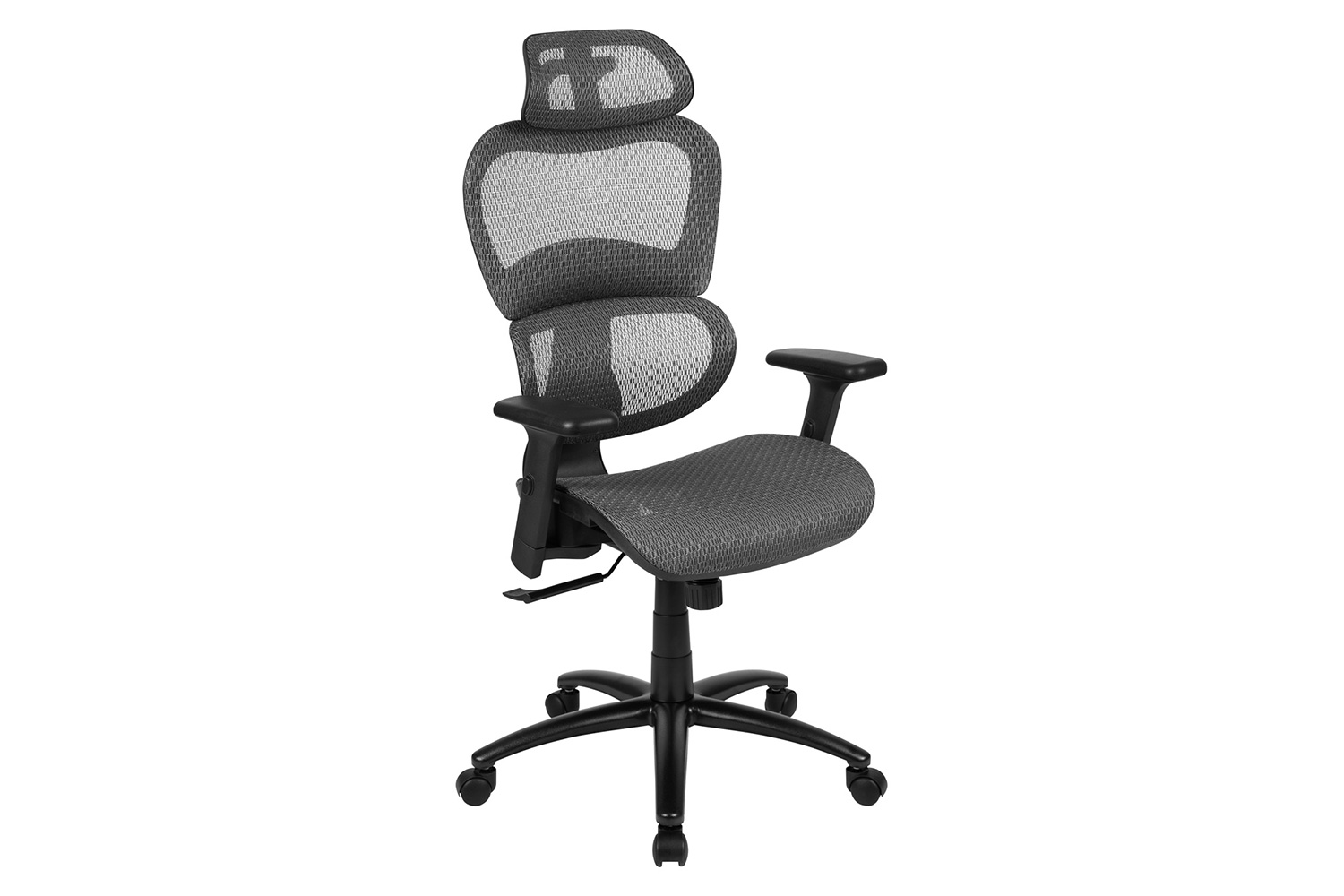 BLNK LO Ergonomic Mesh Office Chair with 2-to-1 Synchro-Tilt, Adjustable Headrest, Lumbar Support, and Adjustable Pivot Arms