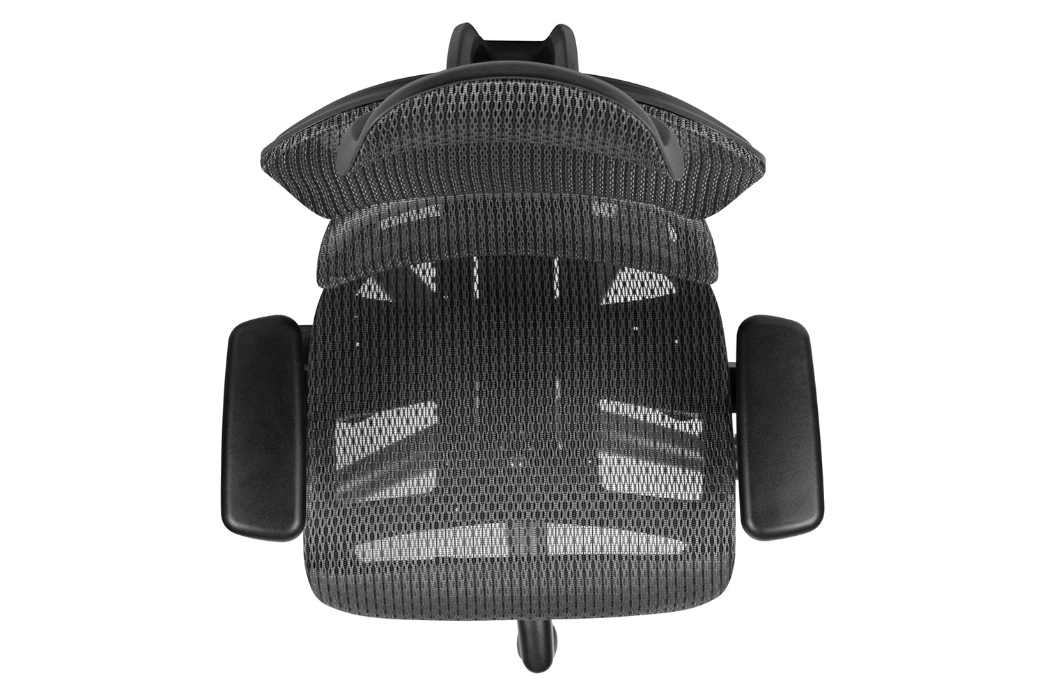 BLNK LO Ergonomic Mesh Office Chair with 2-to-1 Synchro-Tilt, Adjustable Headrest, Lumbar Support, and Adjustable Pivot Arms - Gray