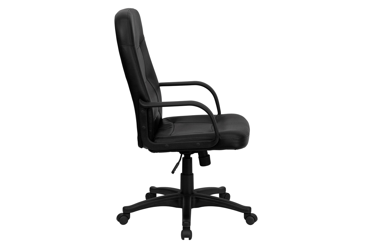 BLNK - Holly Glove Vinyl High-Back Executive Swivel Office Chair with Arms