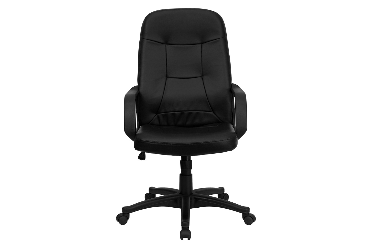 BLNK - Holly Glove Vinyl High-Back Executive Swivel Office Chair with Arms