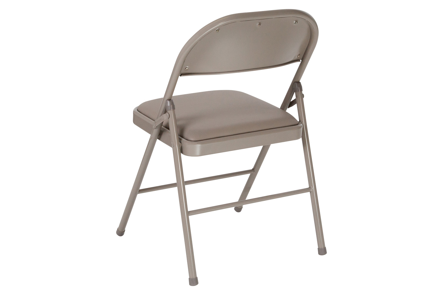 BLNK™ HERCULES Series Vinyl Double Braced Folding Chair - Gray