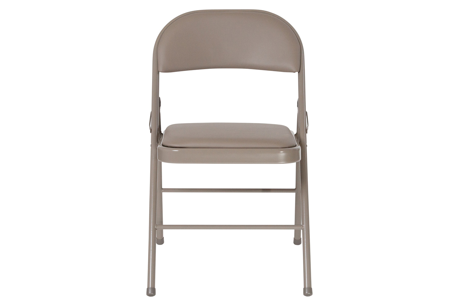 BLNK™ HERCULES Series Vinyl Double Braced Folding Chair - Gray