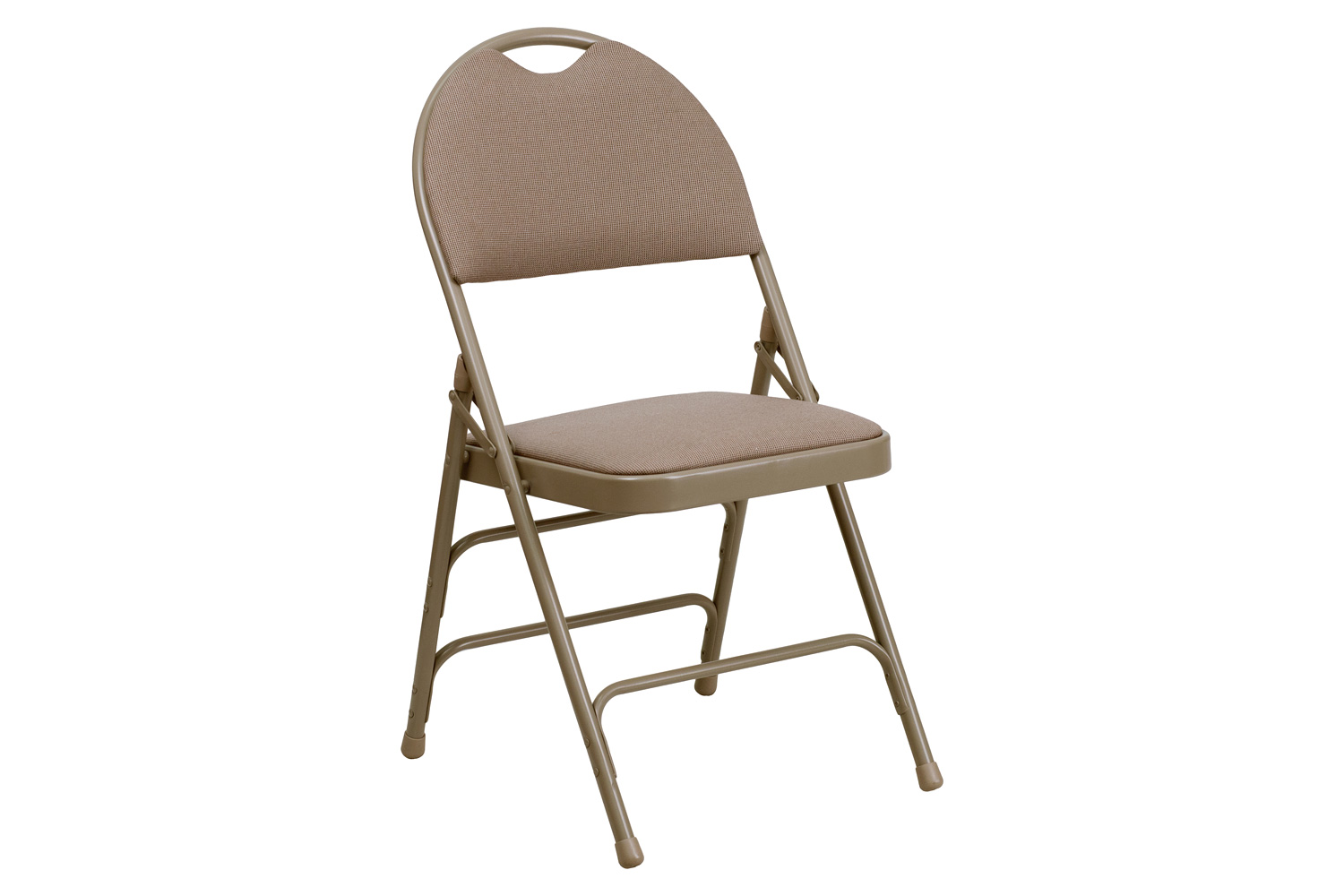 BLNK HERCULES Series Fabric Ultra-Premium Triple Braced Metal Folding Chair with Easy-Carry Handle