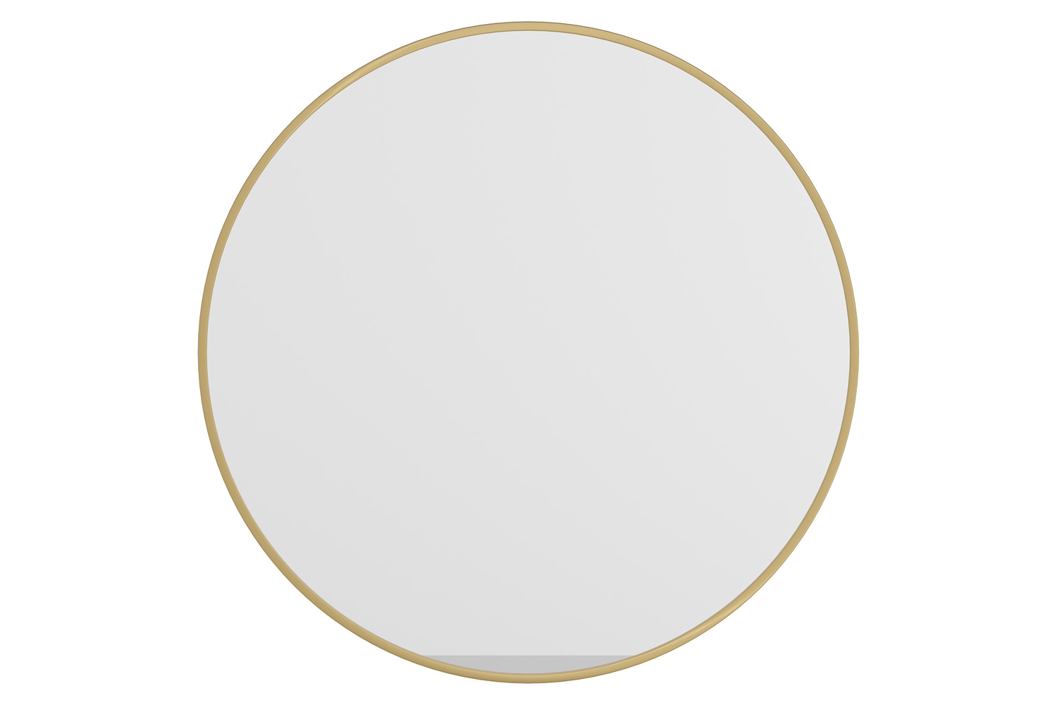 BLNK Julianne Style 2 Round Metal Framed Wall Mirror - Gold, 36"D