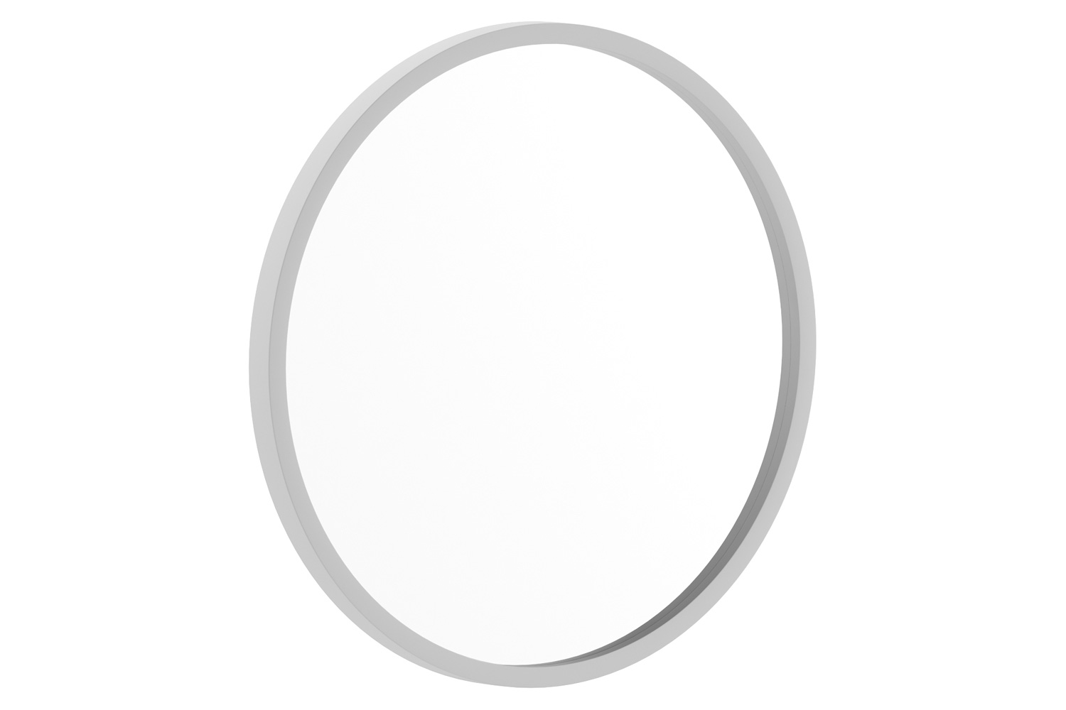 BLNK Julianne Style 2 Round Metal Framed Wall Mirror - Silver, 16"D