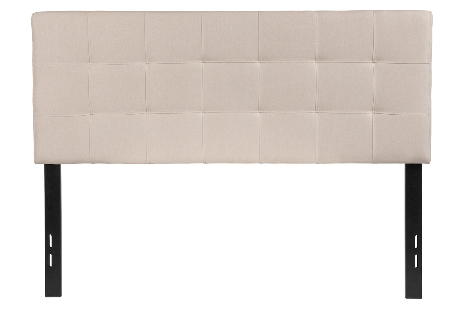 BLNK Bedford Fabric Tufted Upholstered Headboard - Beige, Full Size