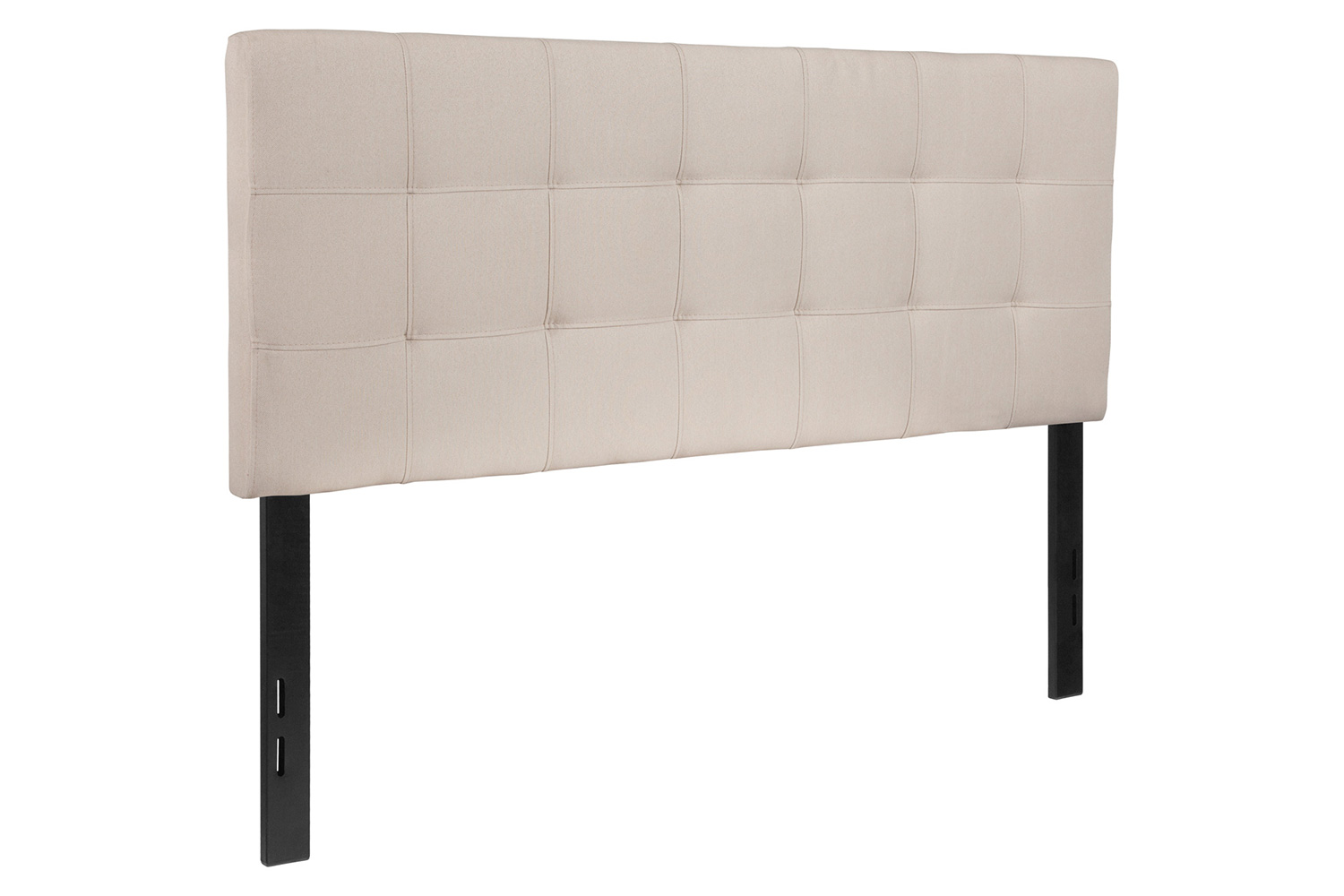 BLNK Bedford Fabric Tufted Upholstered Headboard - Beige, Full Size