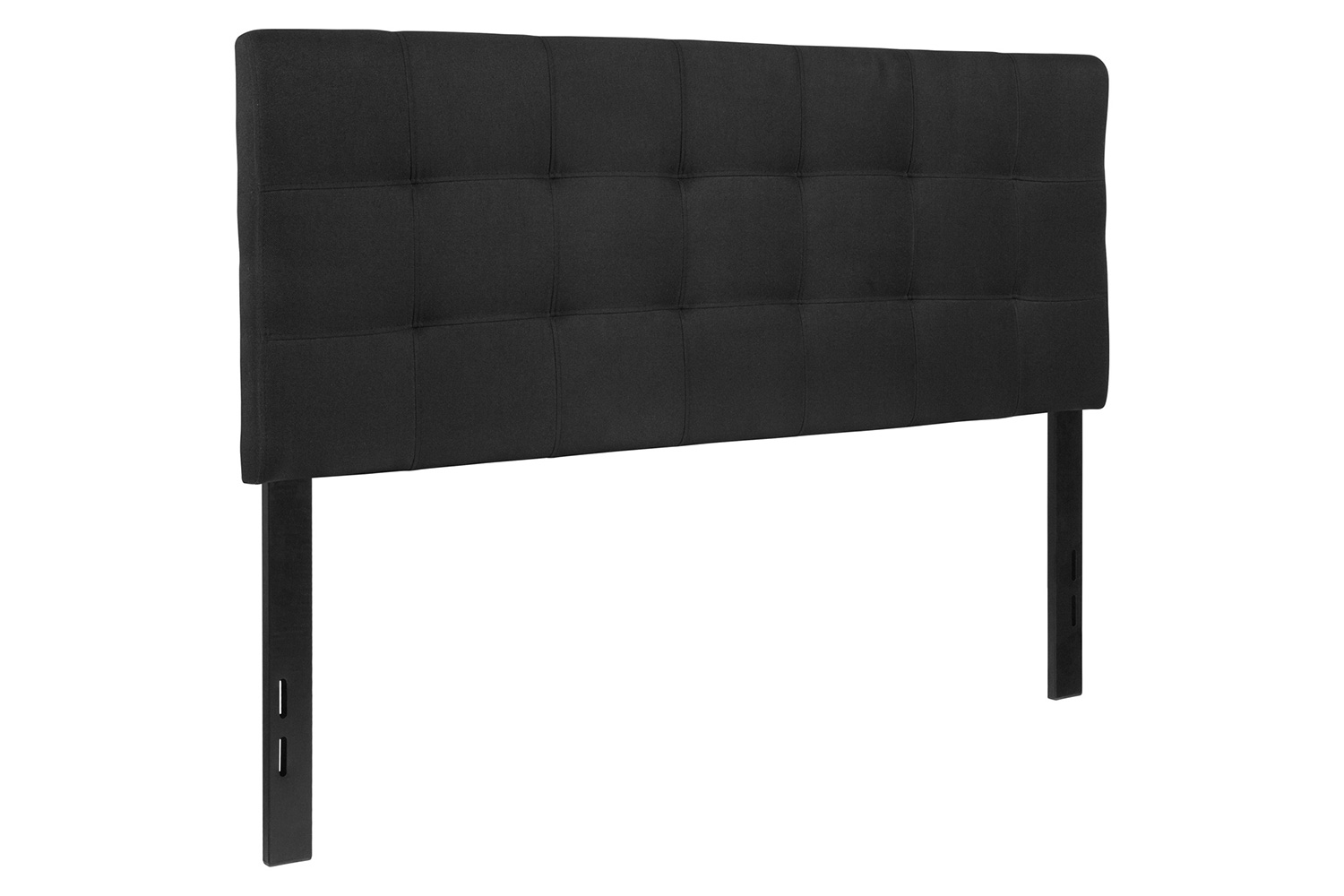 BLNK Bedford Fabric Tufted Upholstered Headboard - Black, Full Size