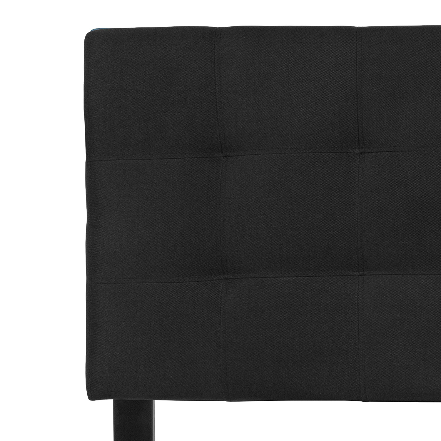 BLNK Bedford Fabric Tufted Upholstered Headboard - Black, Full Size