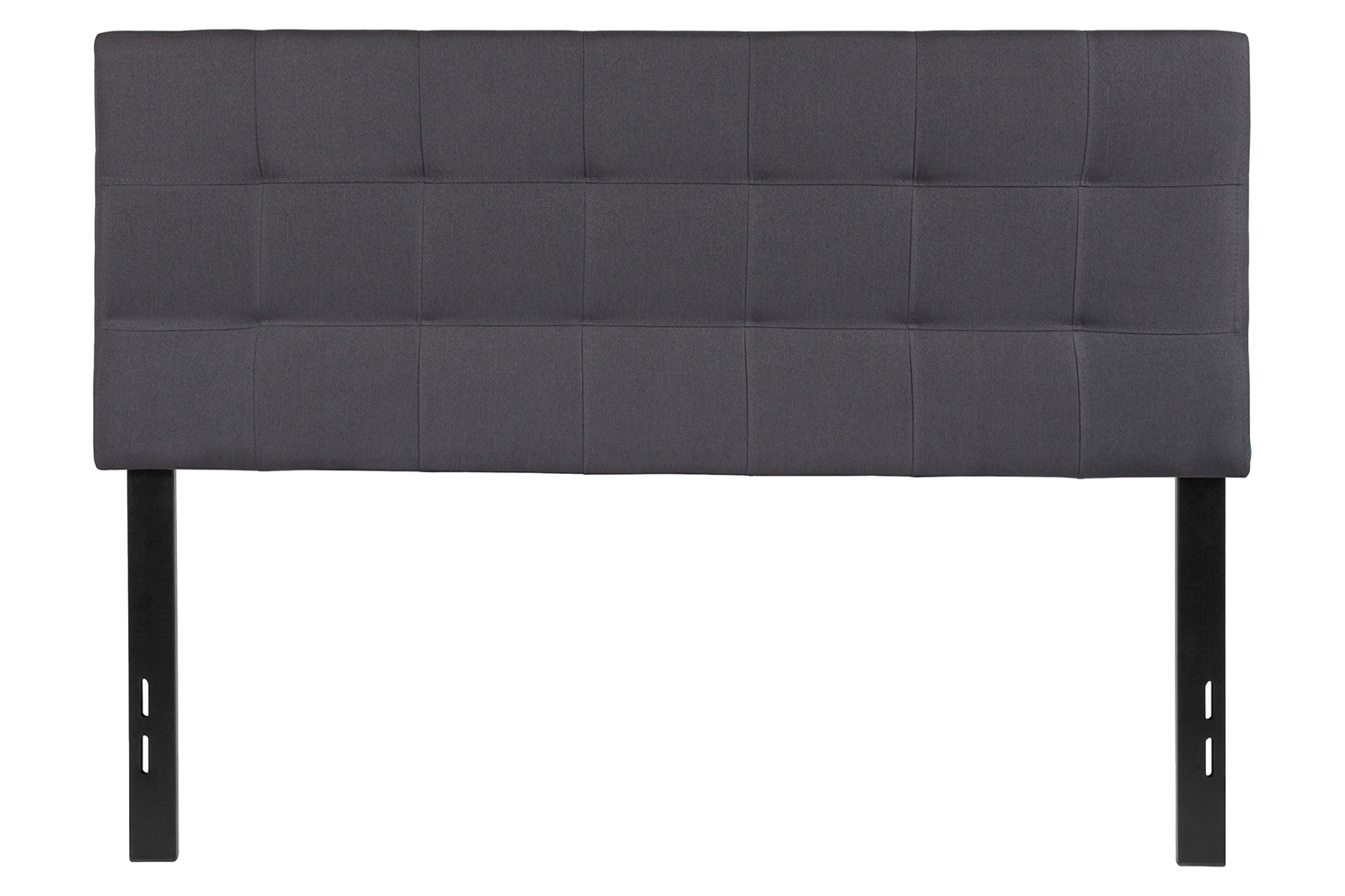 BLNK Bedford Fabric Tufted Upholstered Headboard - Dark Gray, Full Size