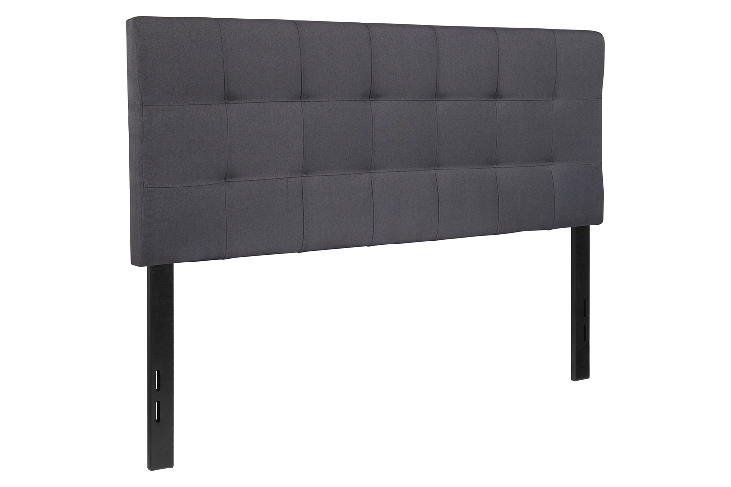 BLNK Bedford Fabric Tufted Upholstered Headboard - Dark Gray, Full Size