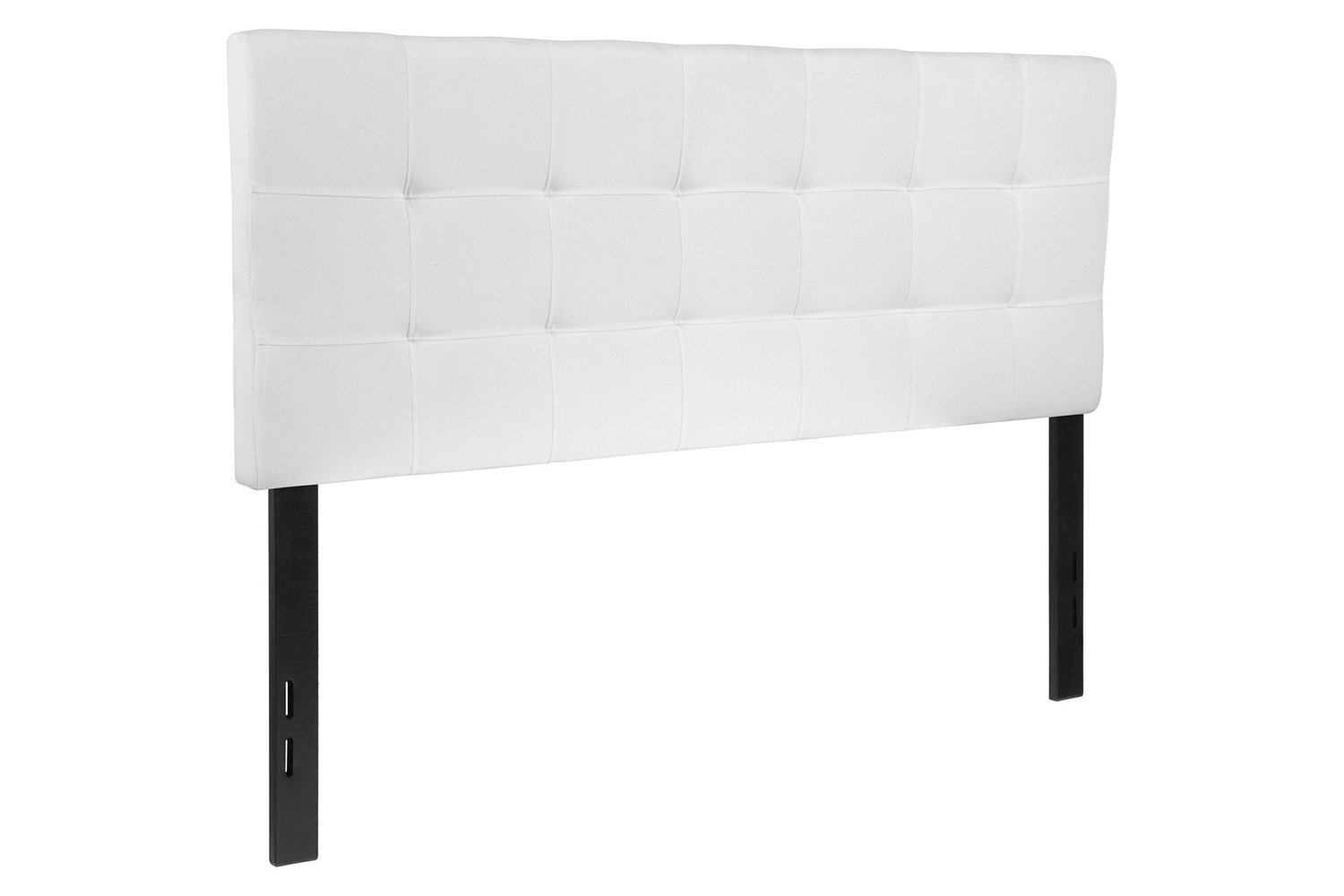 BLNK Bedford Fabric Tufted Upholstered Headboard - White, Full Size