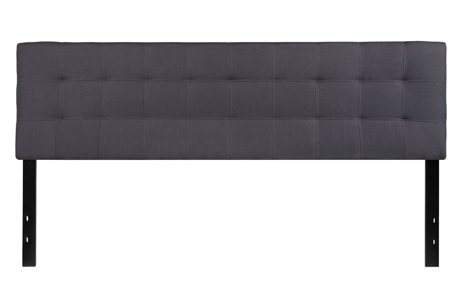 BLNK Bedford Fabric Tufted Upholstered Headboard - Dark Gray, King Size