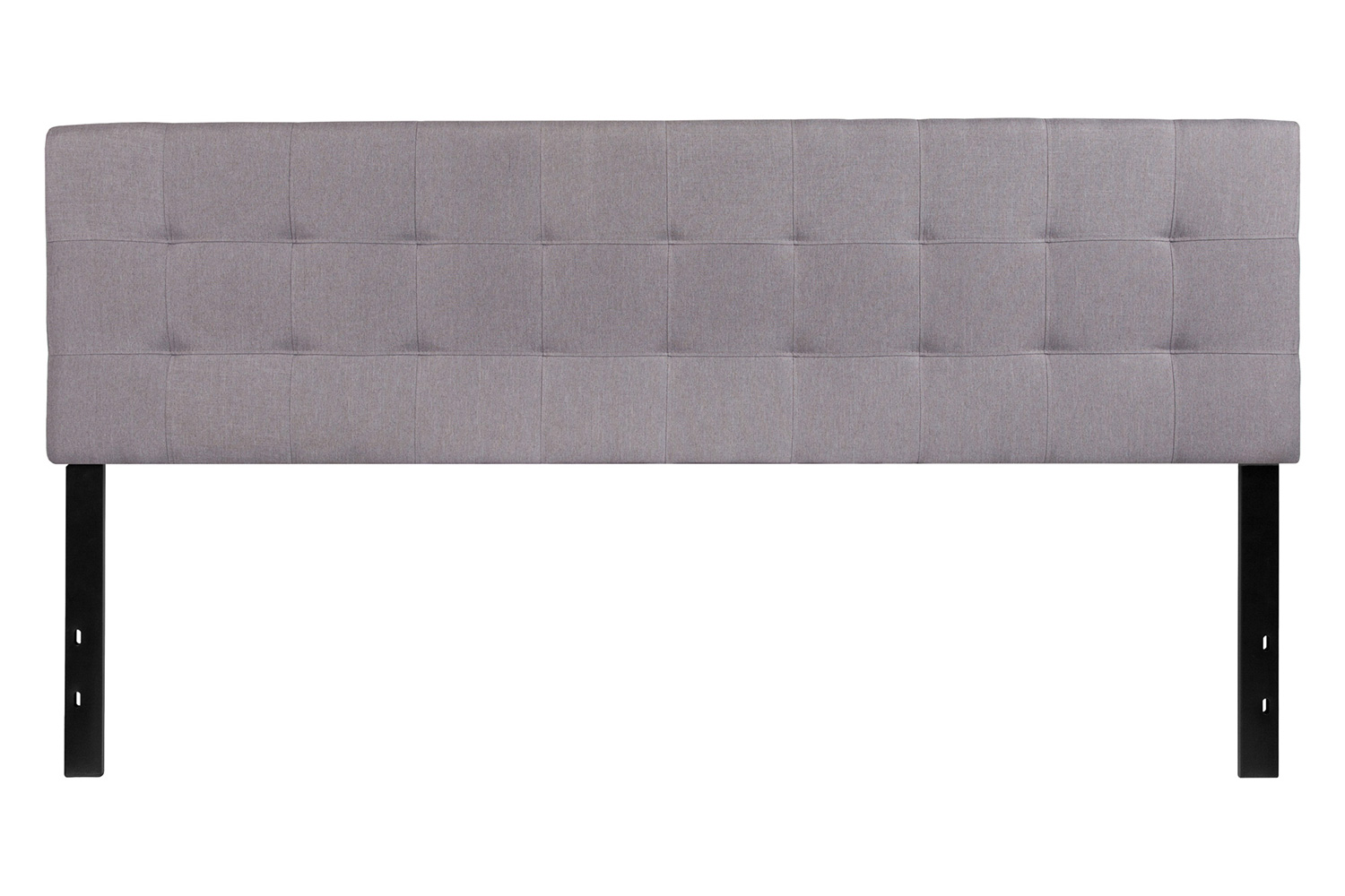 BLNK Bedford Fabric Tufted Upholstered Headboard - Light Gray, King Size