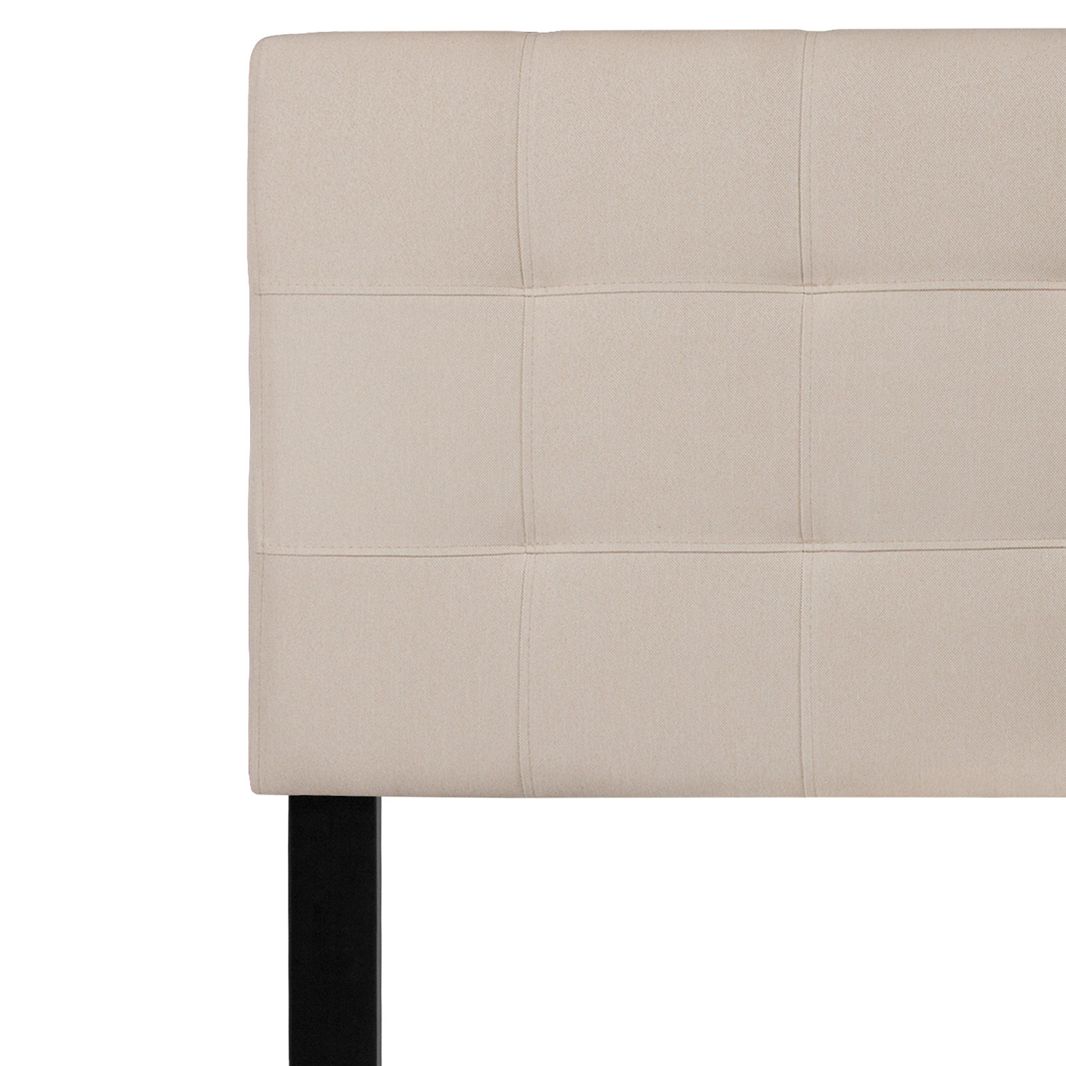 BLNK Bedford Fabric Tufted Upholstered Headboard - Beige, Queen Size