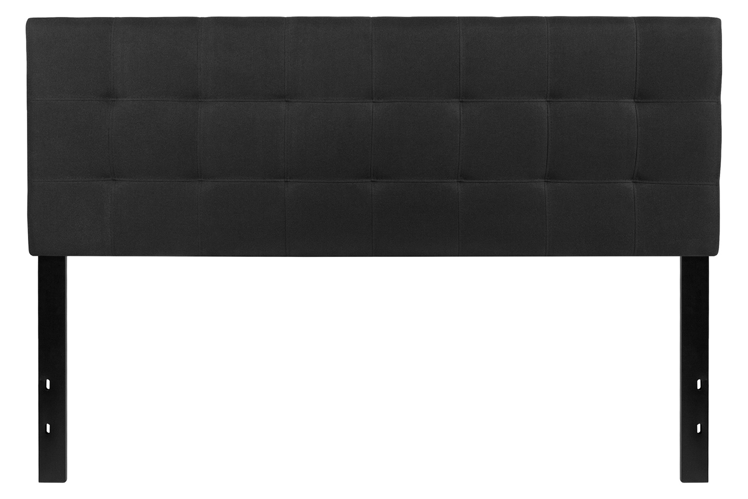 BLNK Bedford Fabric Tufted Upholstered Headboard - Black, Queen Size