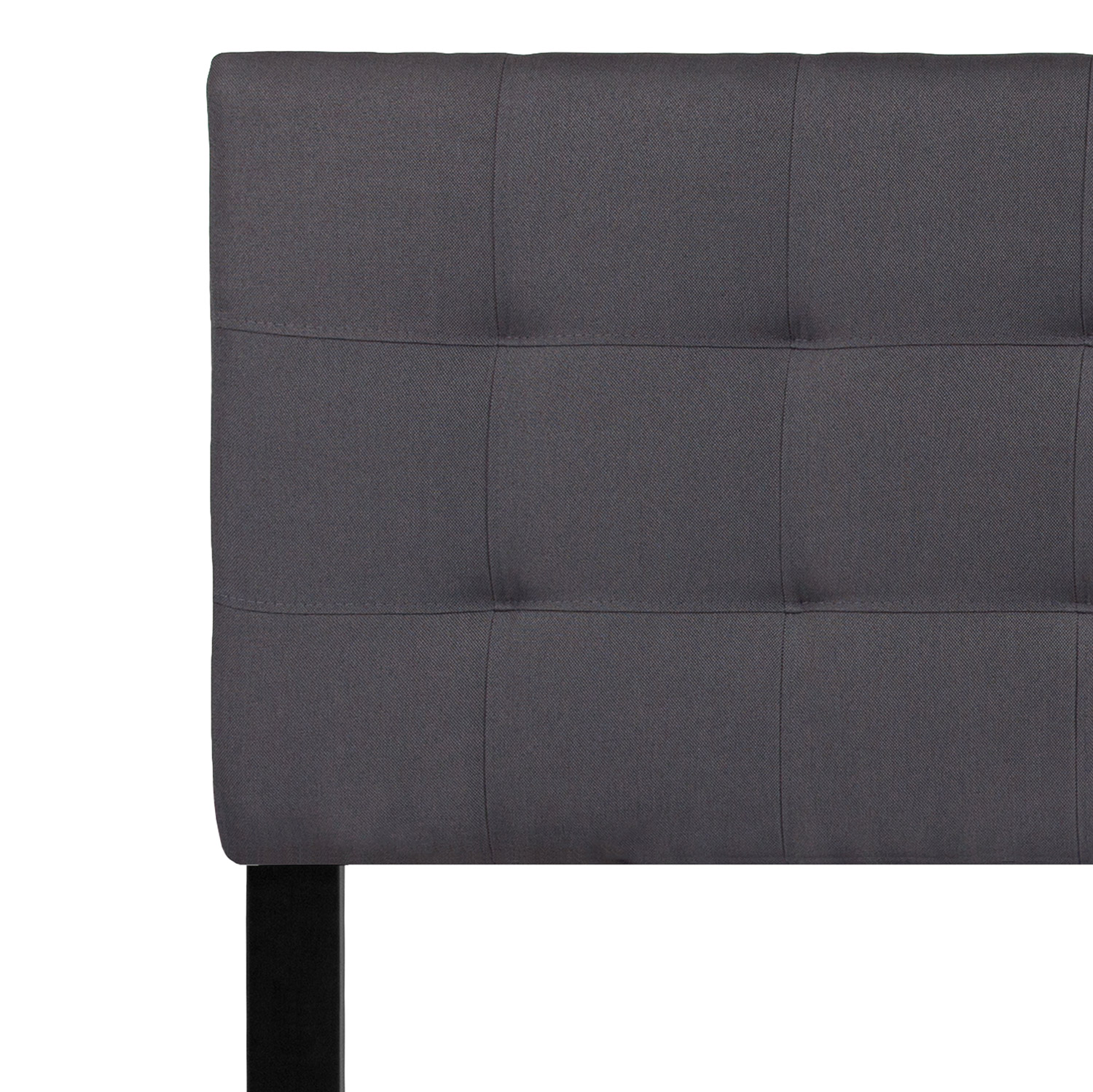 BLNK Bedford Fabric Tufted Upholstered Headboard - Dark Gray, Queen Size